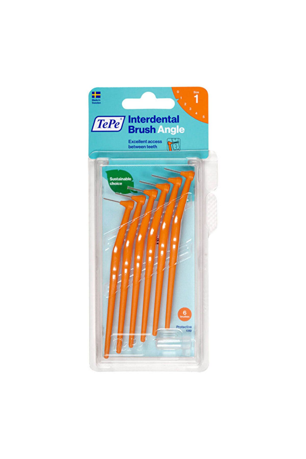 TePe Arayüz Fırçası - Angle Saplı 0.45 mm- 6'lı