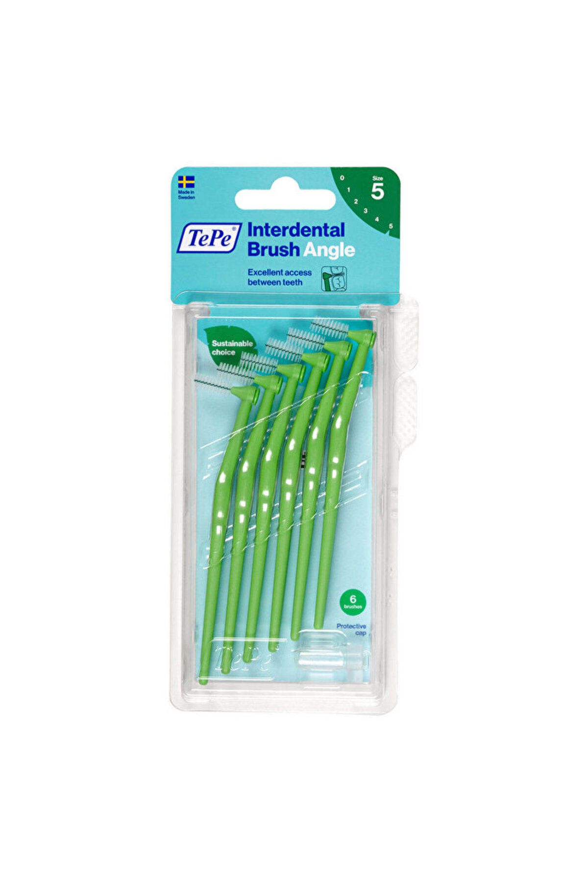 TePe Arayüz Fırçası - Angle Saplı 0.8 mm - 6'lı