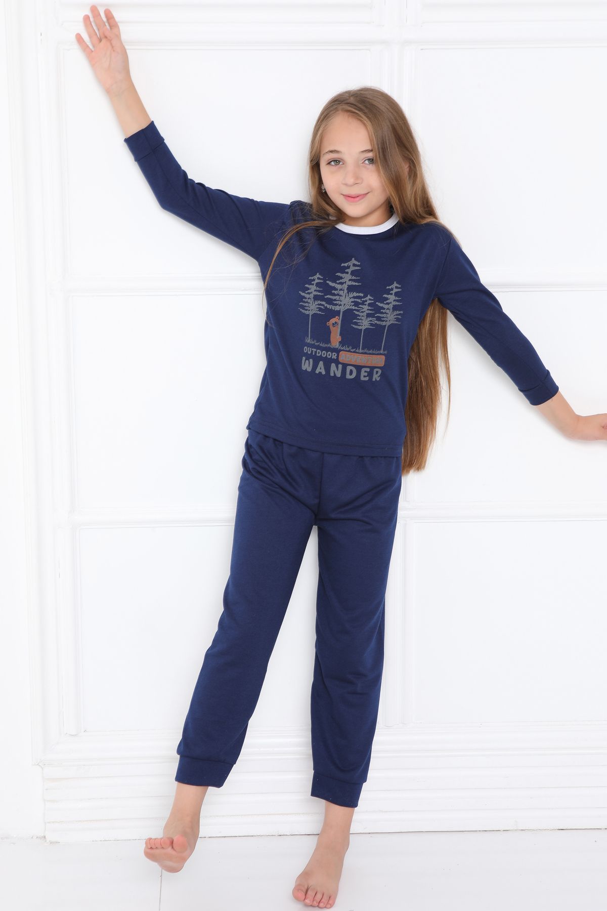 FAMES PİJAMA-Kids Two Thread House Clothing 4