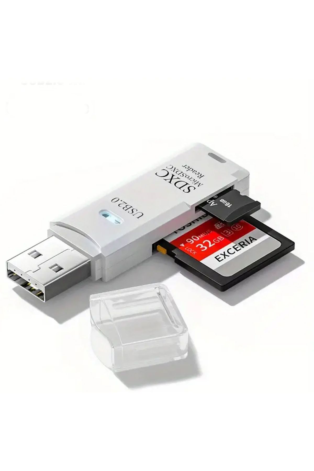 FototekFotograf 2in1 USB 2.0 SD ve Micro SD Kart Okuyucu Card Reader