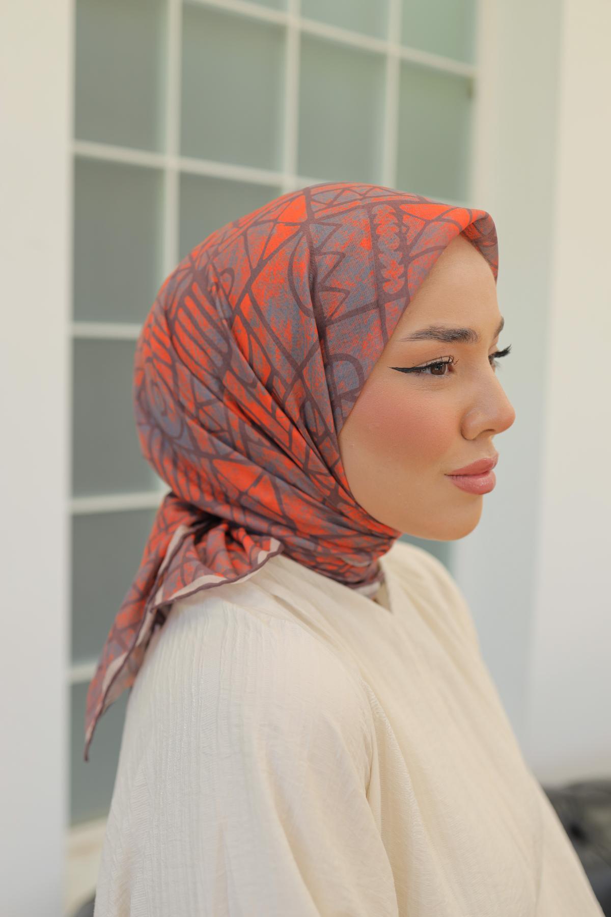 how to wear hijab for round face