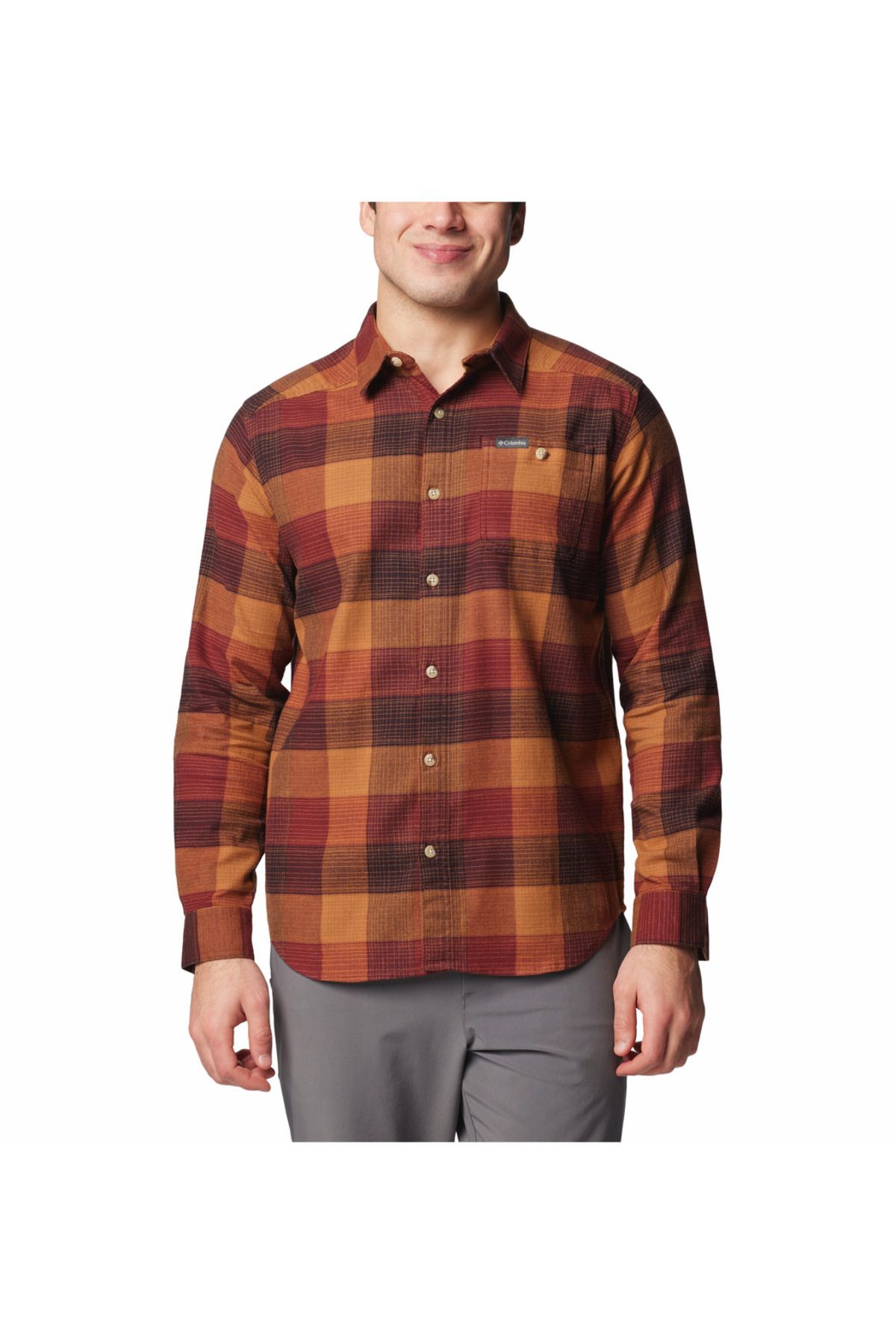 Columbia Cornell Woods Flannel Erkek Uzun Kollu Gömlek