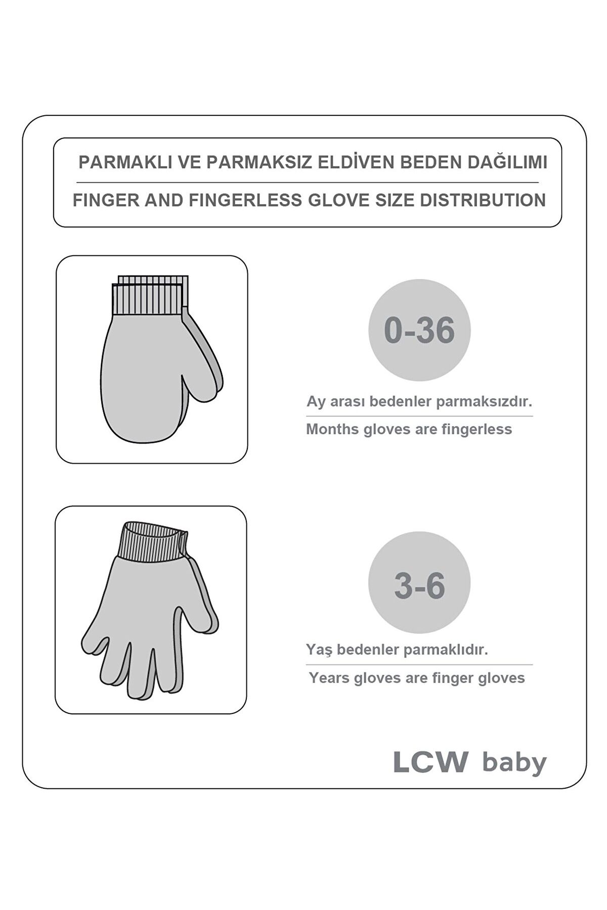 LC Waikiki Yeni Sezon Basic Erkek Bebek Eldiven 2'li fotoğrafı 3 (önizleme)