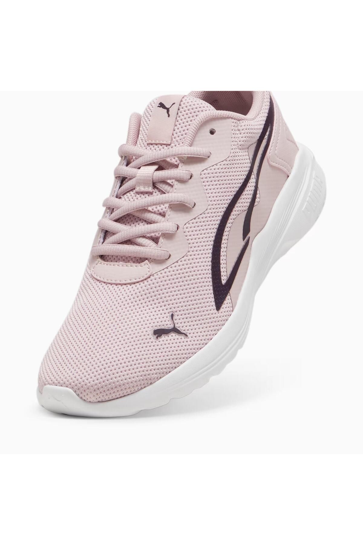 Puma-All-Day Active Jr - Mauve Mist/Midnight Pl 6