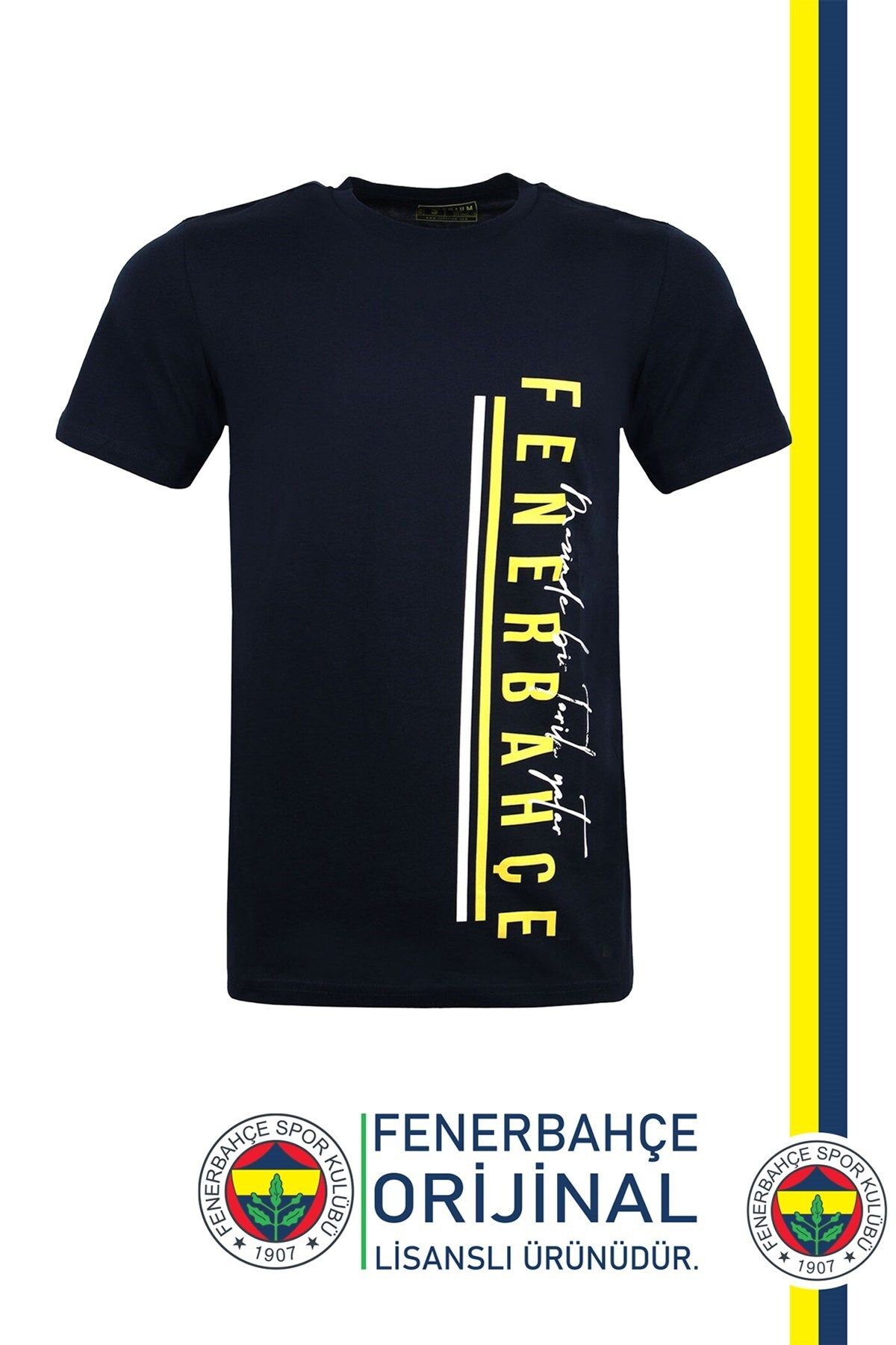 Fenerbahçe-Tricou Tribune original cu licență - Decolteu, cadou cu cutie de lemn 2