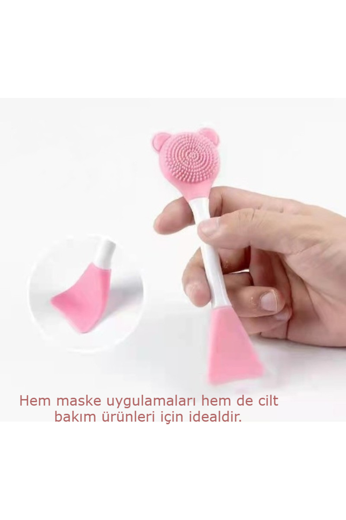  برس صورت سیلیکونی برای ماساژ صورت، ماسک گل، لوسیون بدن، استفاده و پاکسازی