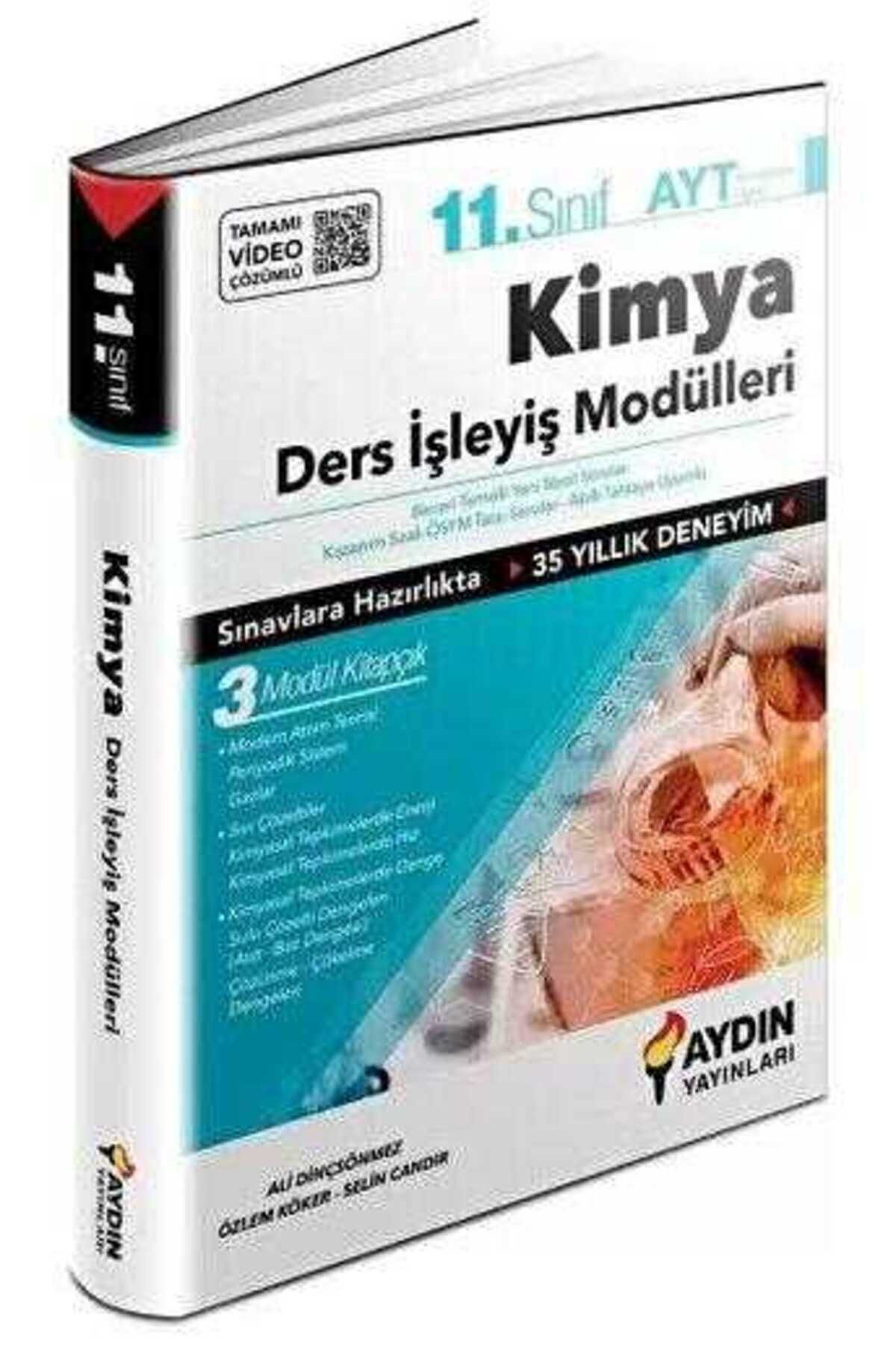 Aydın Yayınları Aydın 11. Sınıf Aydın Kimya Ders Işleyiş Modülleri 3 Modülden Oluşmaktadır