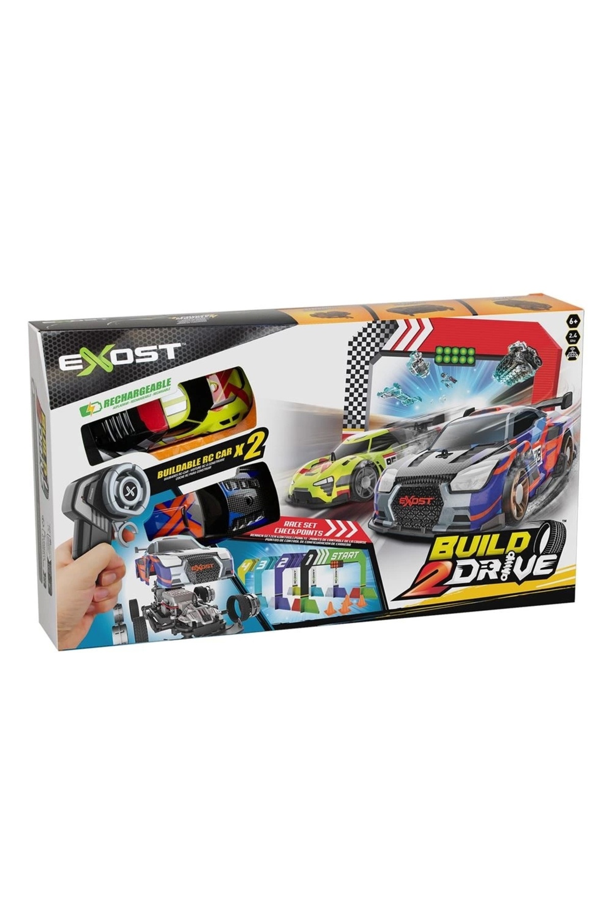 Genel Markalar Exost Build 2 Drive Kumandalı 2 Araçlı Büyük Yarış