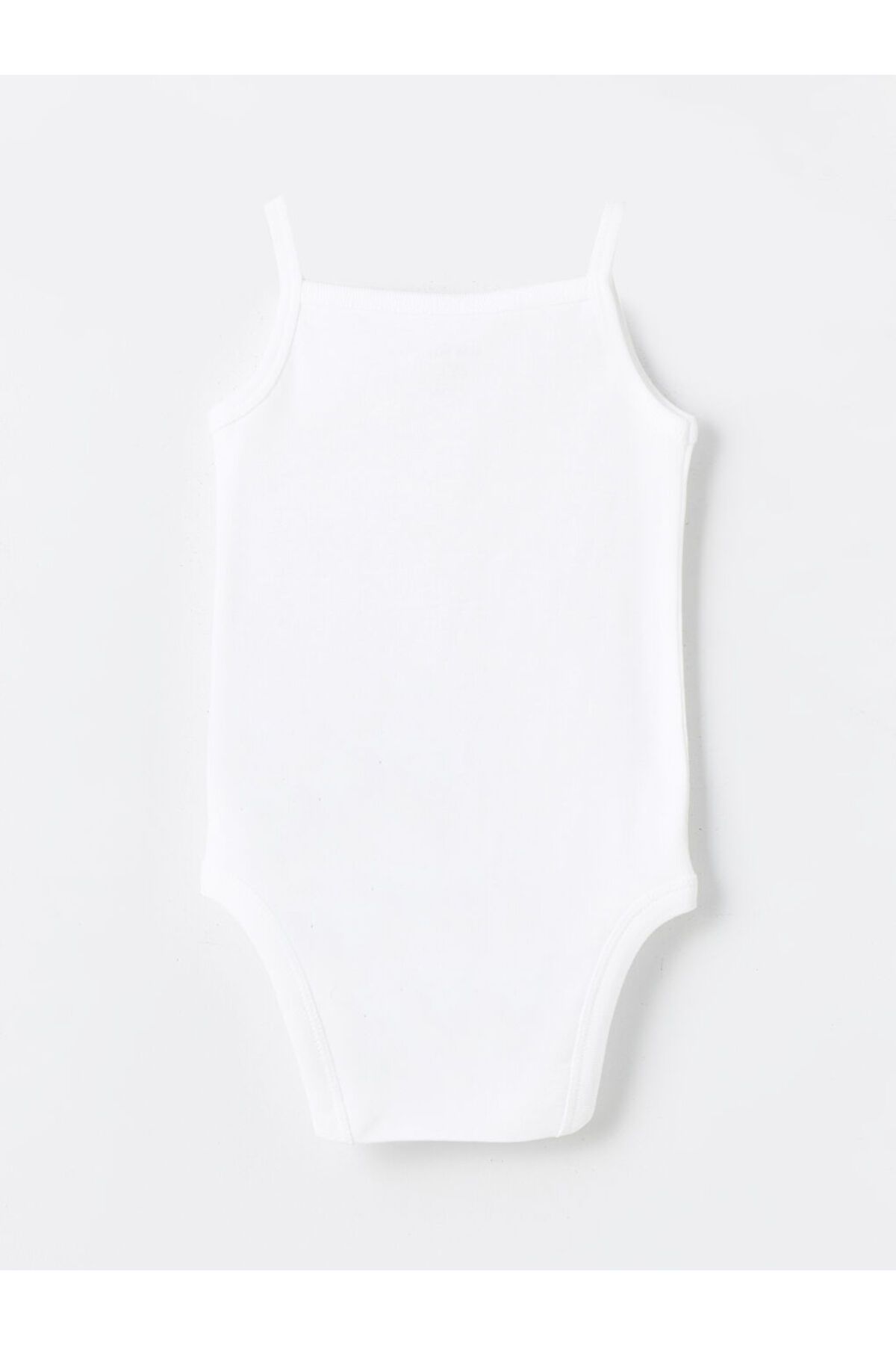 LC Waikiki Yeni Sezon Kare Yaka Pamuklu Kiz Bebek Citcitli Bodysuit 2'li - S41637Z1