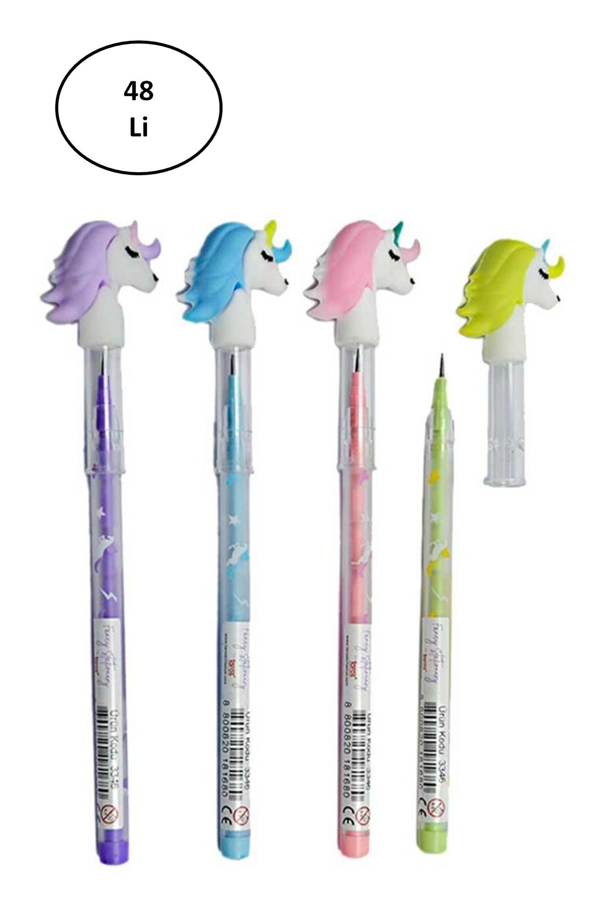 Toptan Bulurum Unick Color Unıcorn Yumurtlayan Kalem 3346 48'li