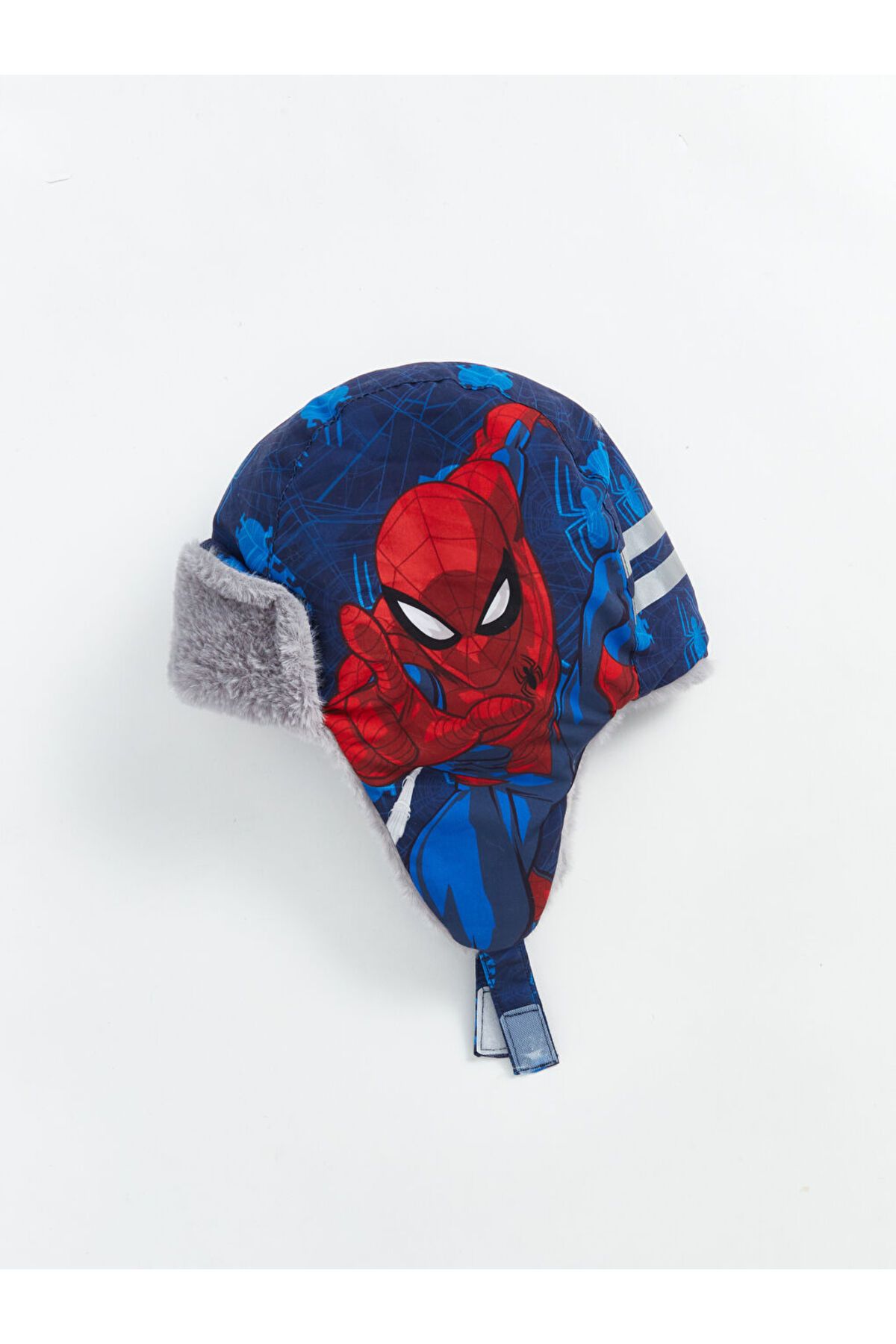 LC Waikiki-Lcw Accessories Navy Blue Printed Spiderman Printed Boys' Snow Cap 2