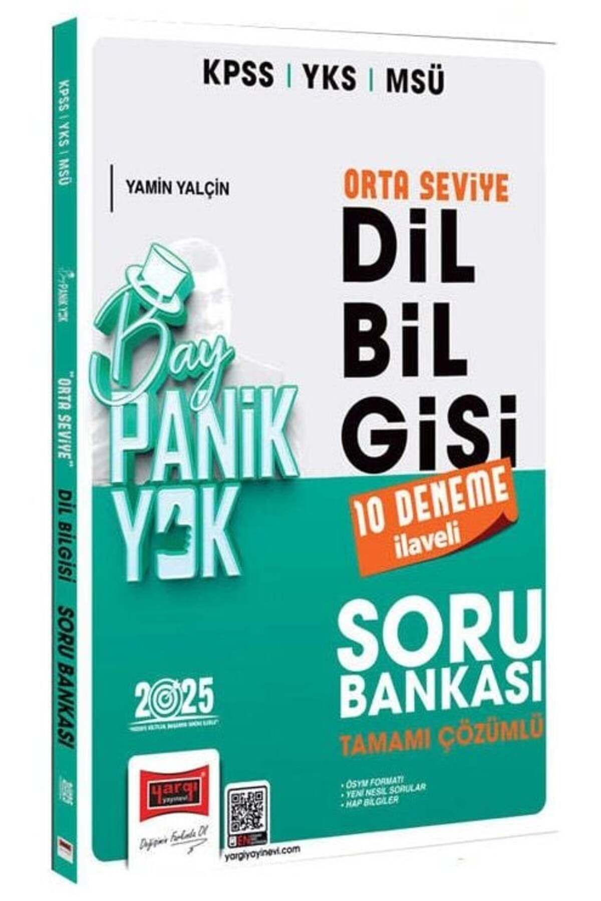 Yargı Yayınları Yargı 2025 KPSS YKS MSÜ Dil Bilgisi Bay Panik Yok Orta Seviye Soru Bankası Çözümlü Yargı Yayınları