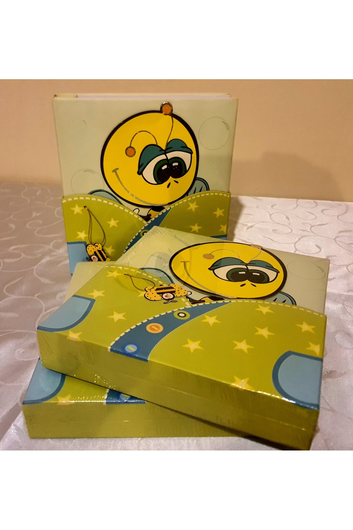 Cmf KUTULU BEBEK FOTOĞRAF ALBÜMÜ 15X21 CM VE 10X15 CM   80 ADET KAPASİTELİ fotoğrafı 3 (önizleme)