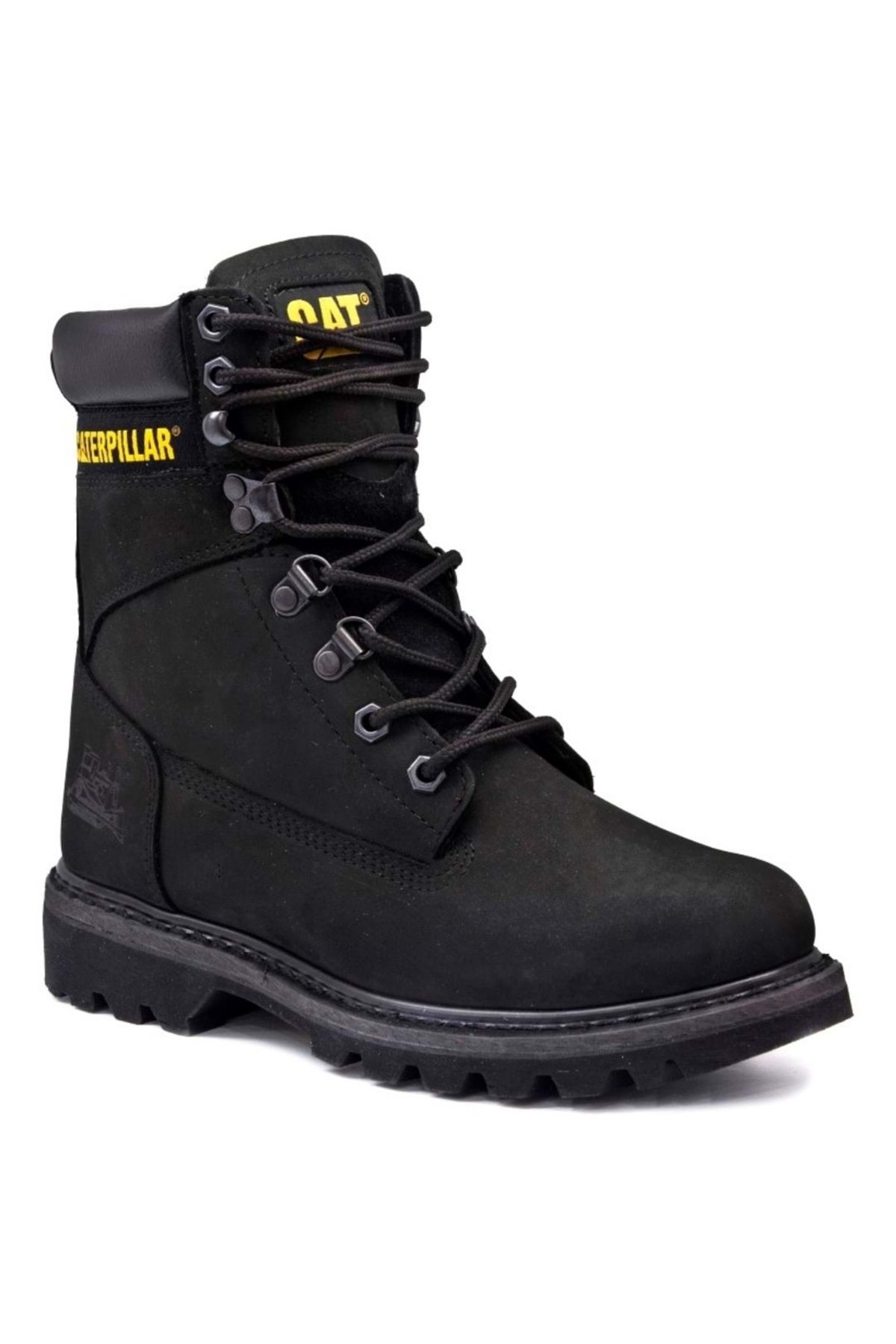 Cat 015g100104 Montana Deri Caterpıllar Unisex Bot SİYAH görsel 3