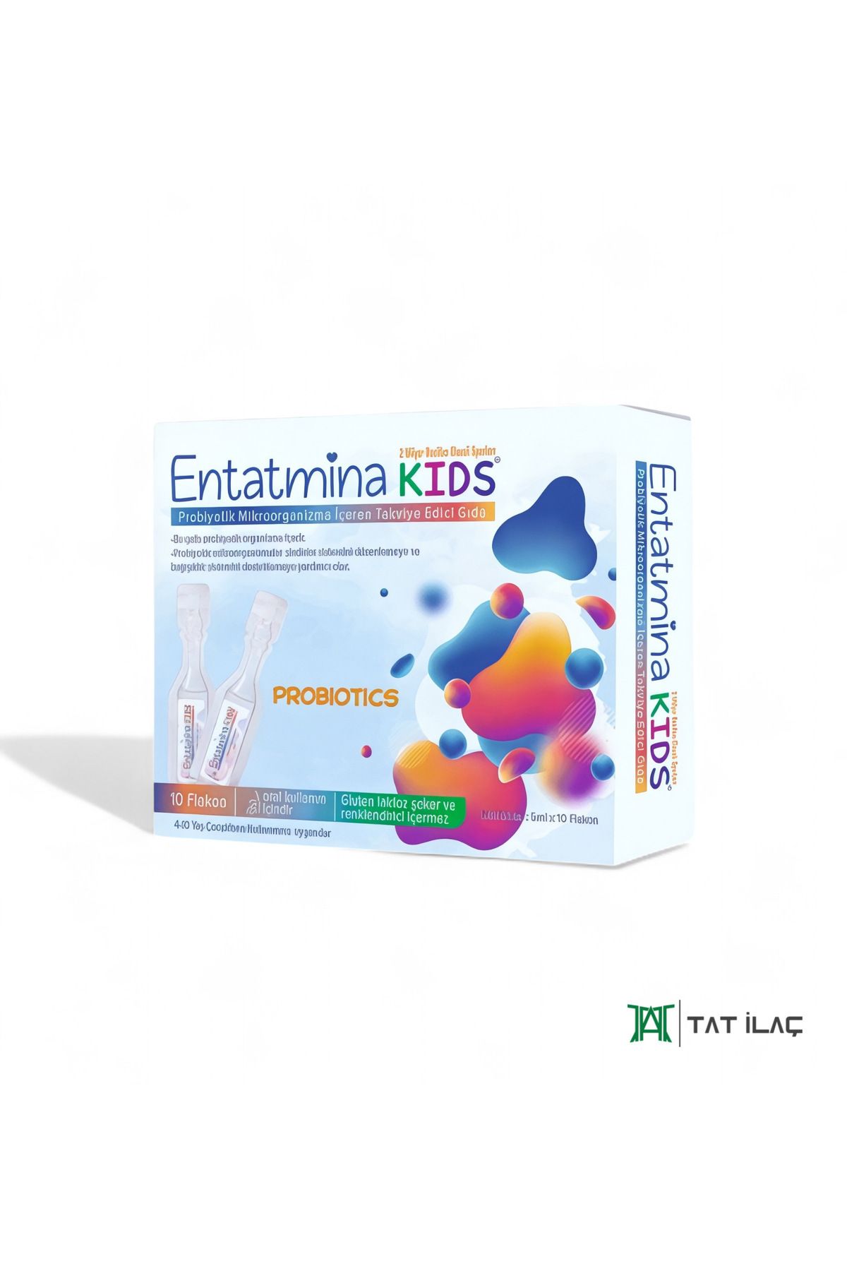 Entatmina kids 10 Flakon 2 Milyar Bacillus Clausii Sporu Içeren Probiyotik