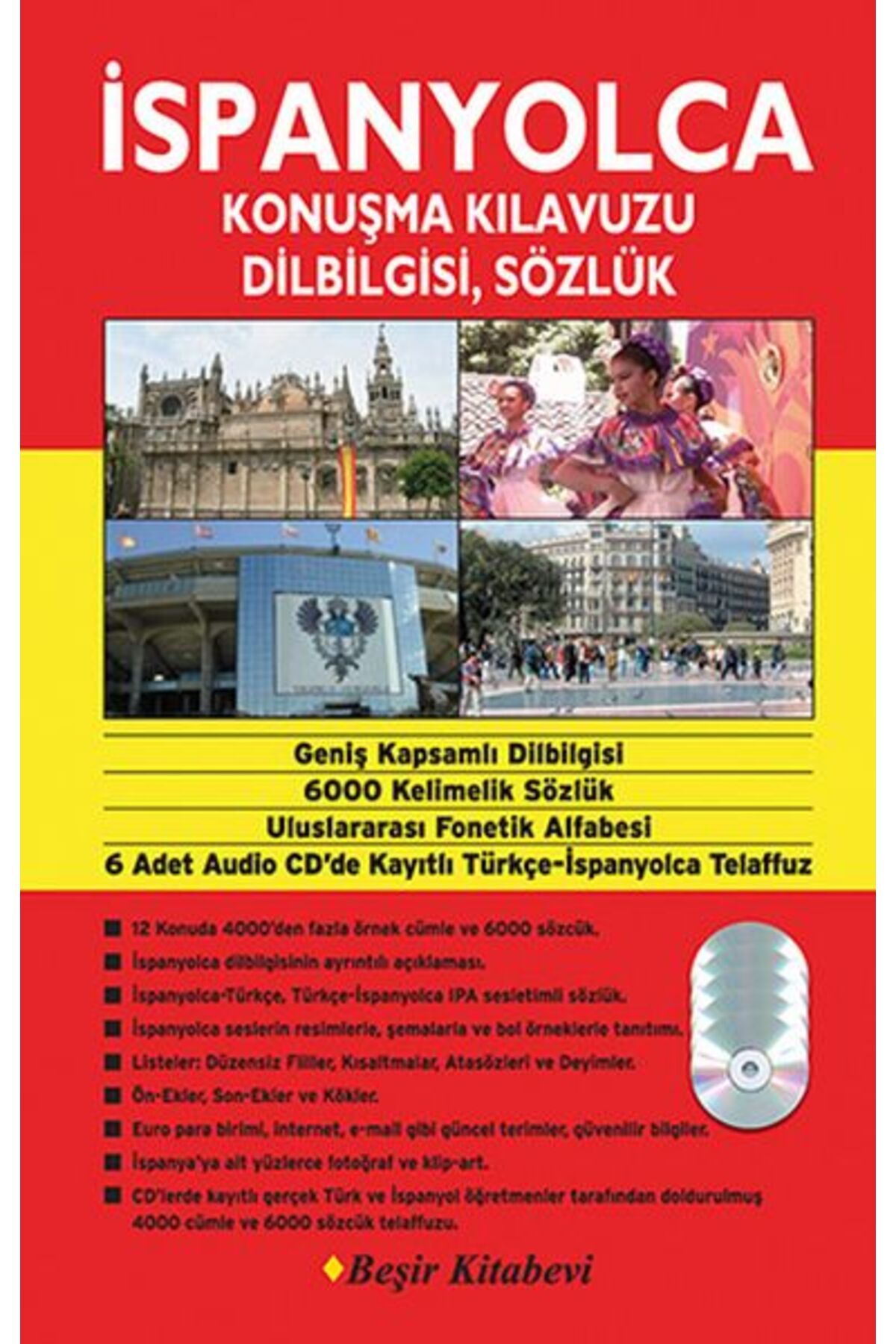 Beşir Kitabevi İspanyolca Konuşma Kılavuzu CD'li