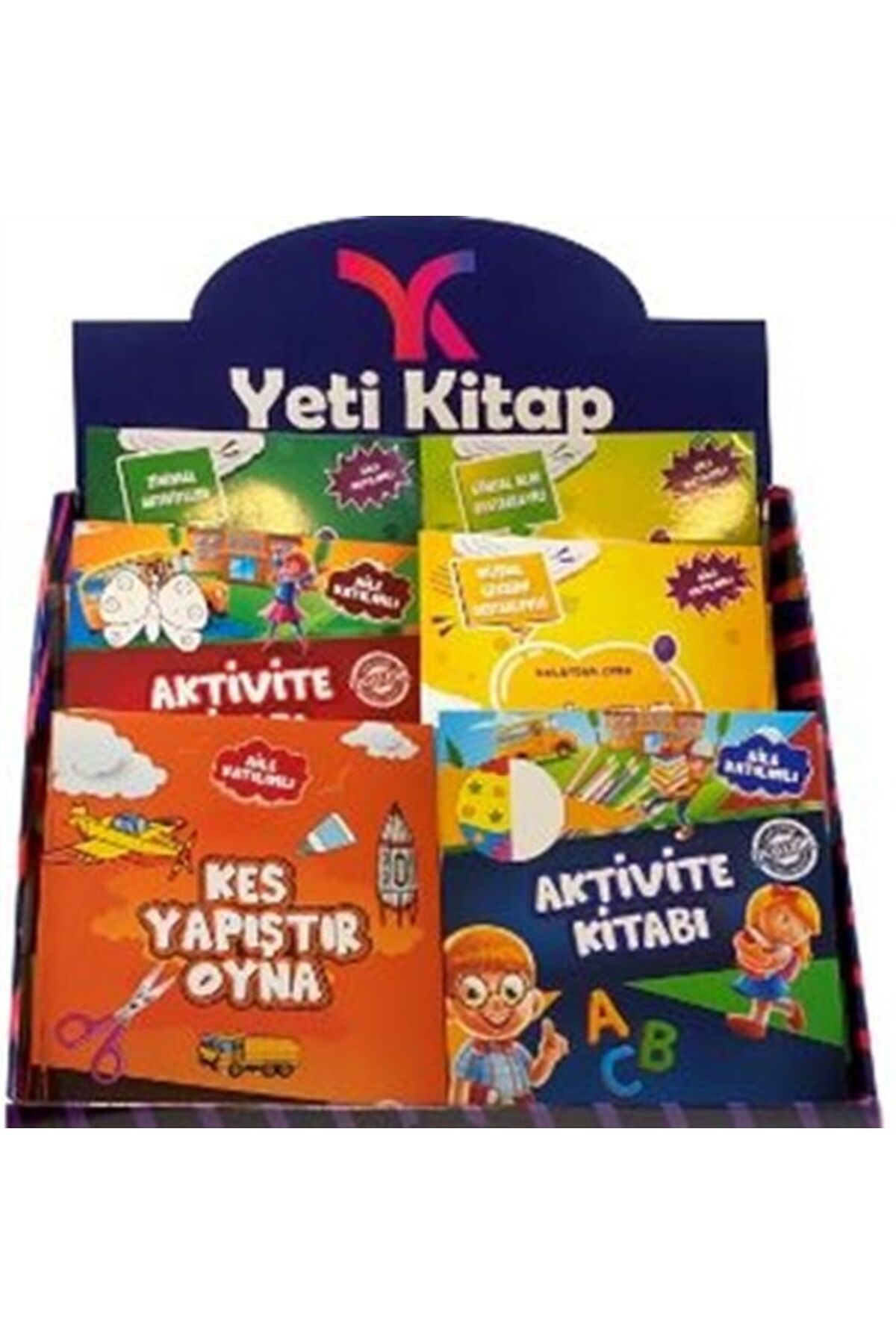 Türk Dil Kurumu Yayınları Yeti Etkinlik Kitapları Standı (120 Kitap - 10 Çeşit)