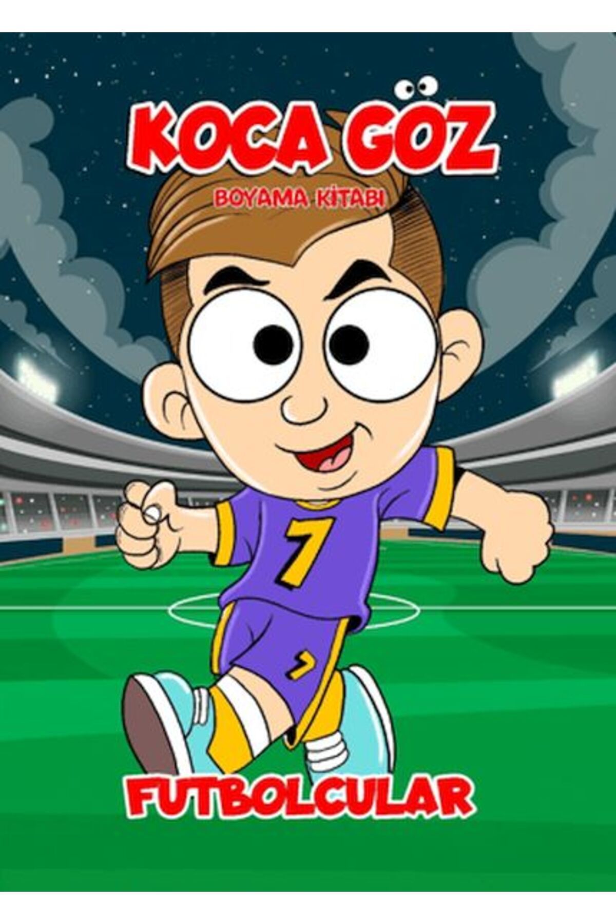 Türk Dil Kurumu Yayınları Futbolcular - Koca Göz Boyama
