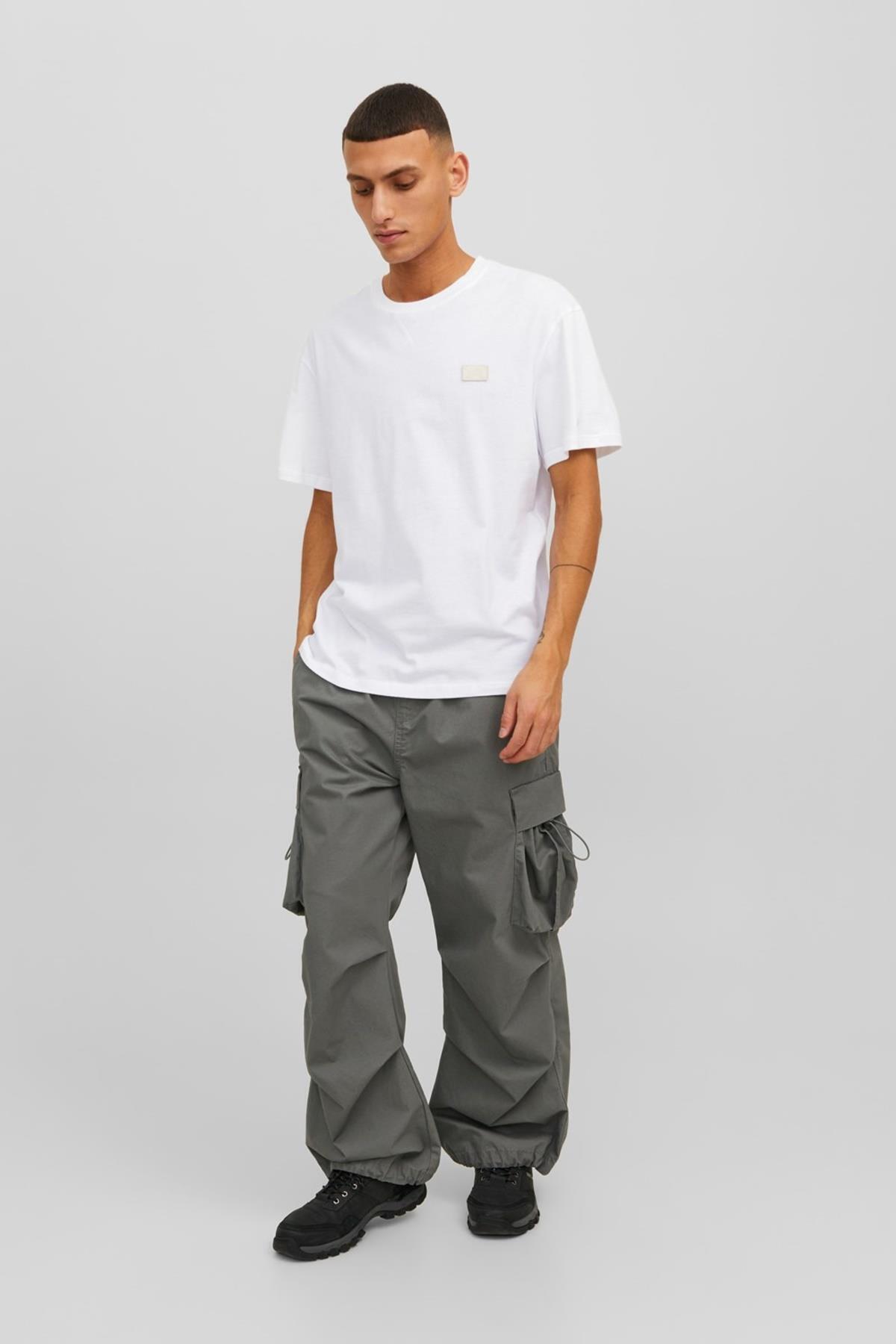 جک اند جونز JACK&JONES JCOCLASSIC TWILL TEE SS CREW NECK23 SN 12240266 WHITE