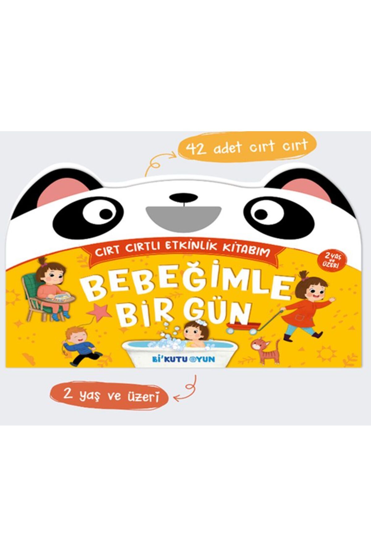 Bi Kutu Oyun Bebeğimle Bir Gün - Cırt Cırtlı Etkinlik Kitabım (2+ Yaş)