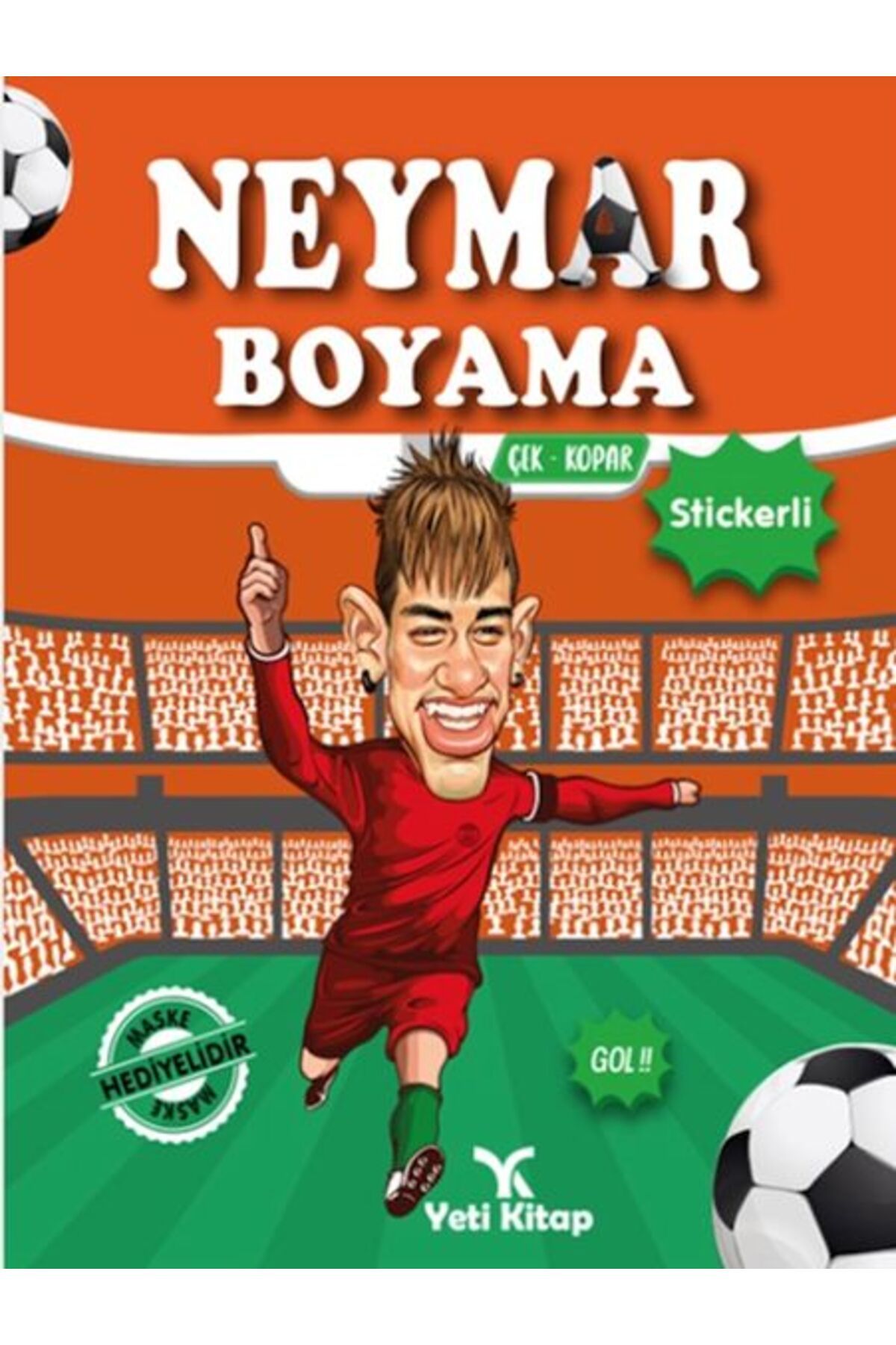 yeti kitap Neymar Boyama Kitabı