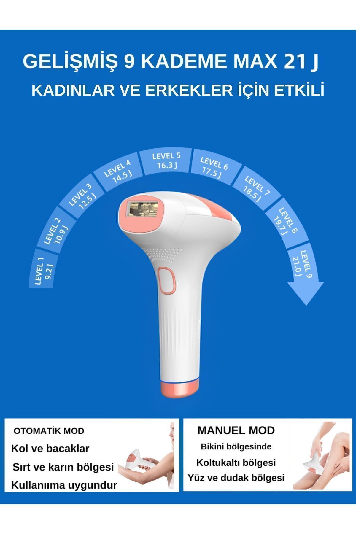 hoppo Xmia Ipl Buz Lazer Epilasyon Cihazı 999,999 Flash Atım-5