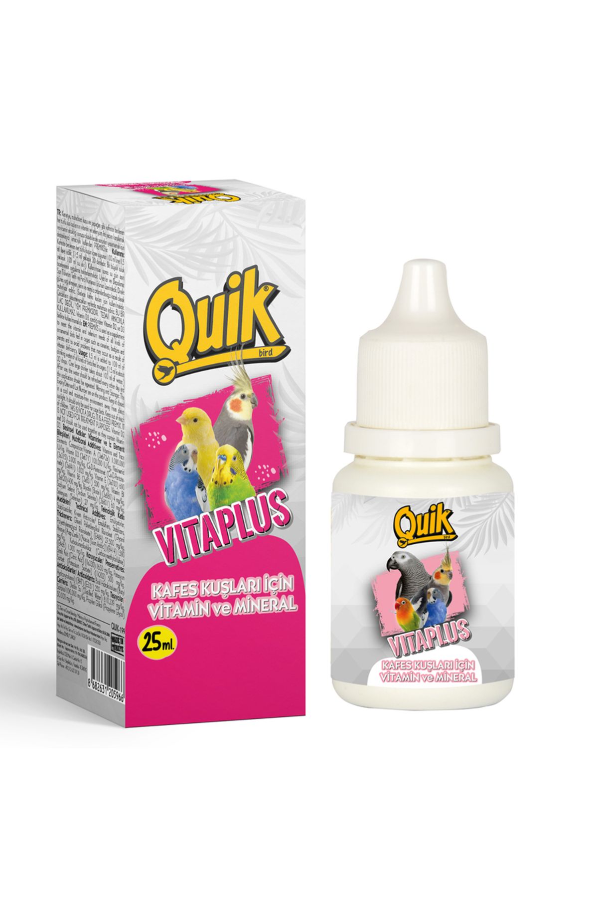 Quik Vita Plus Kuş Vitamini 25 ml