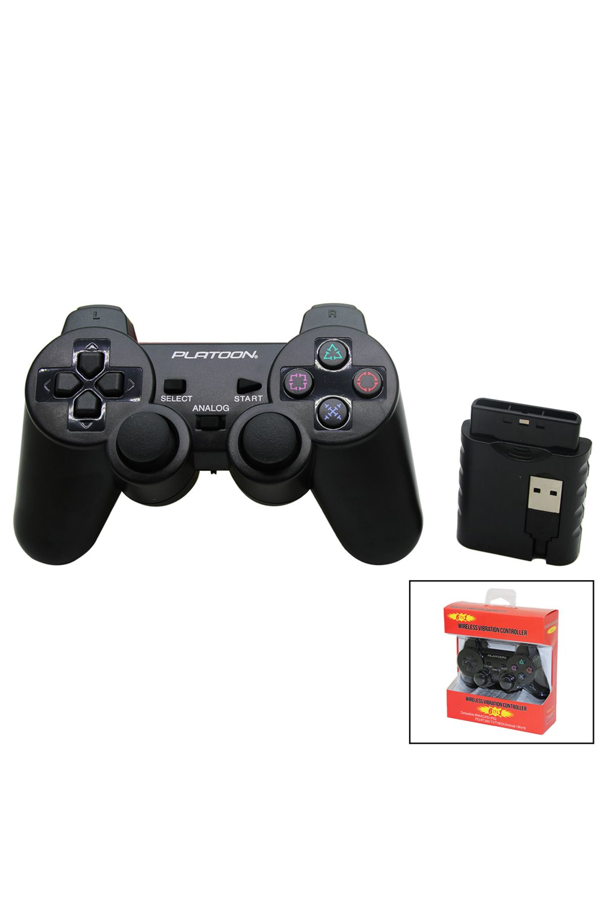 STOREMAX 3IN1 ANALOG OYUN KOLU WIRELESS PC/PS2/PS3 PL-2860