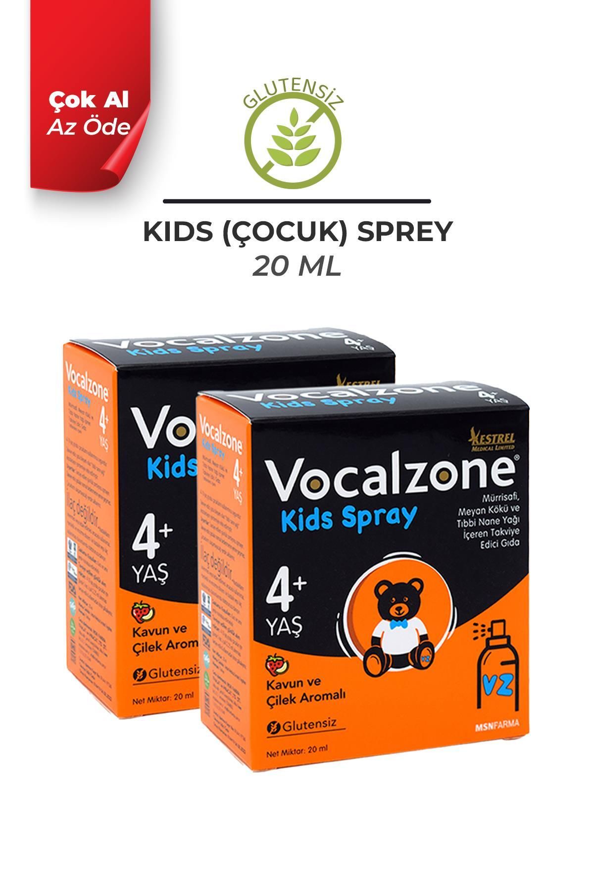 Vocalzone Kids (ÇOCUK) Sprey 20ml 2'li Paket