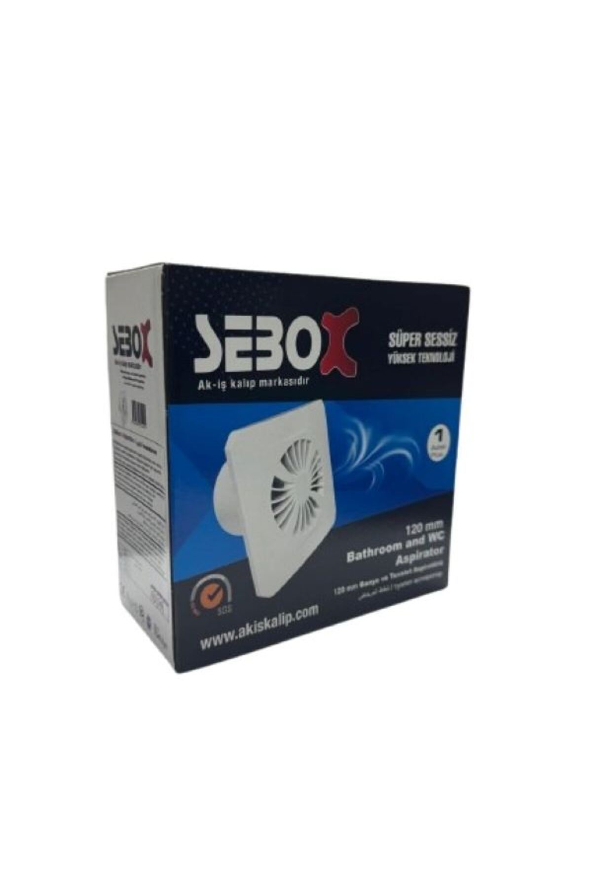 sebox 120 LİK BANYO VE TUVALET ASPİRATÖR HAVALANDIRMA FANI