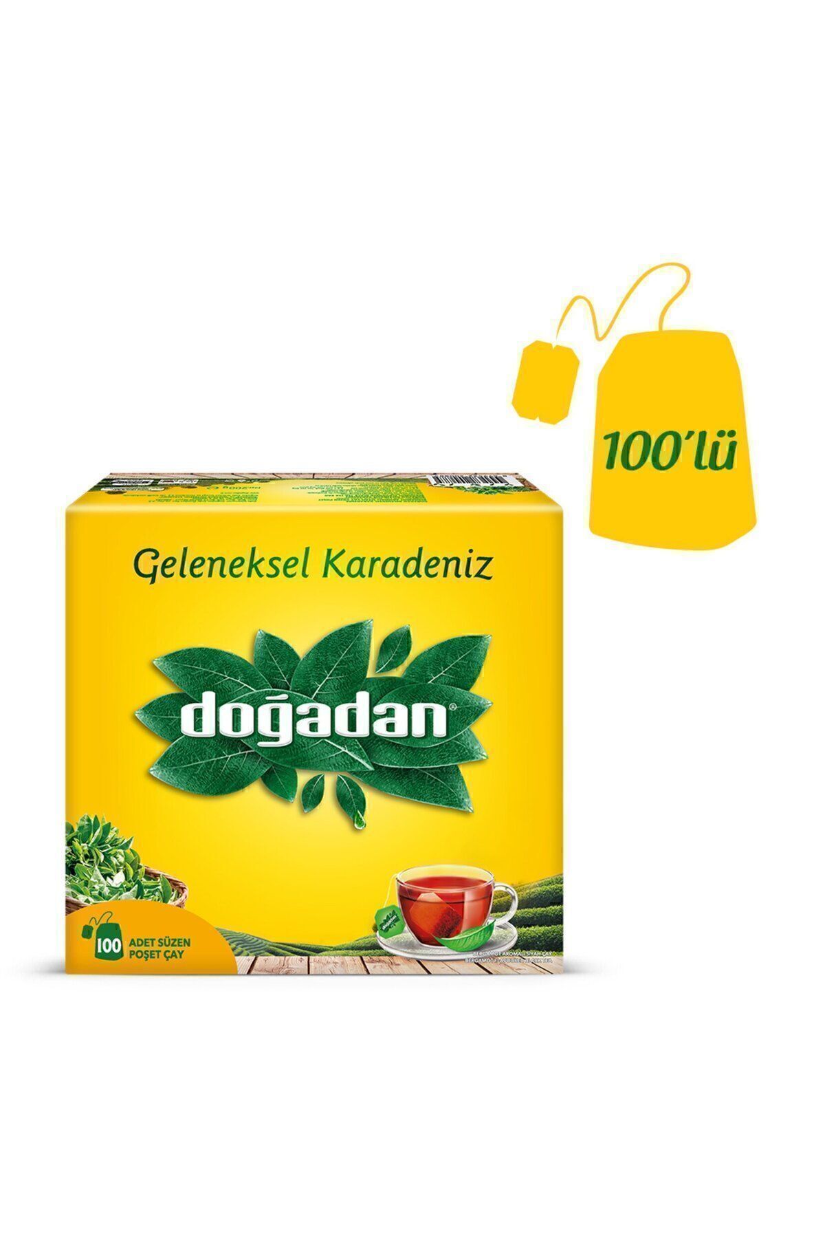 Doğadan Gel. Karadeniz 100'lük Bardak Poşet Çay