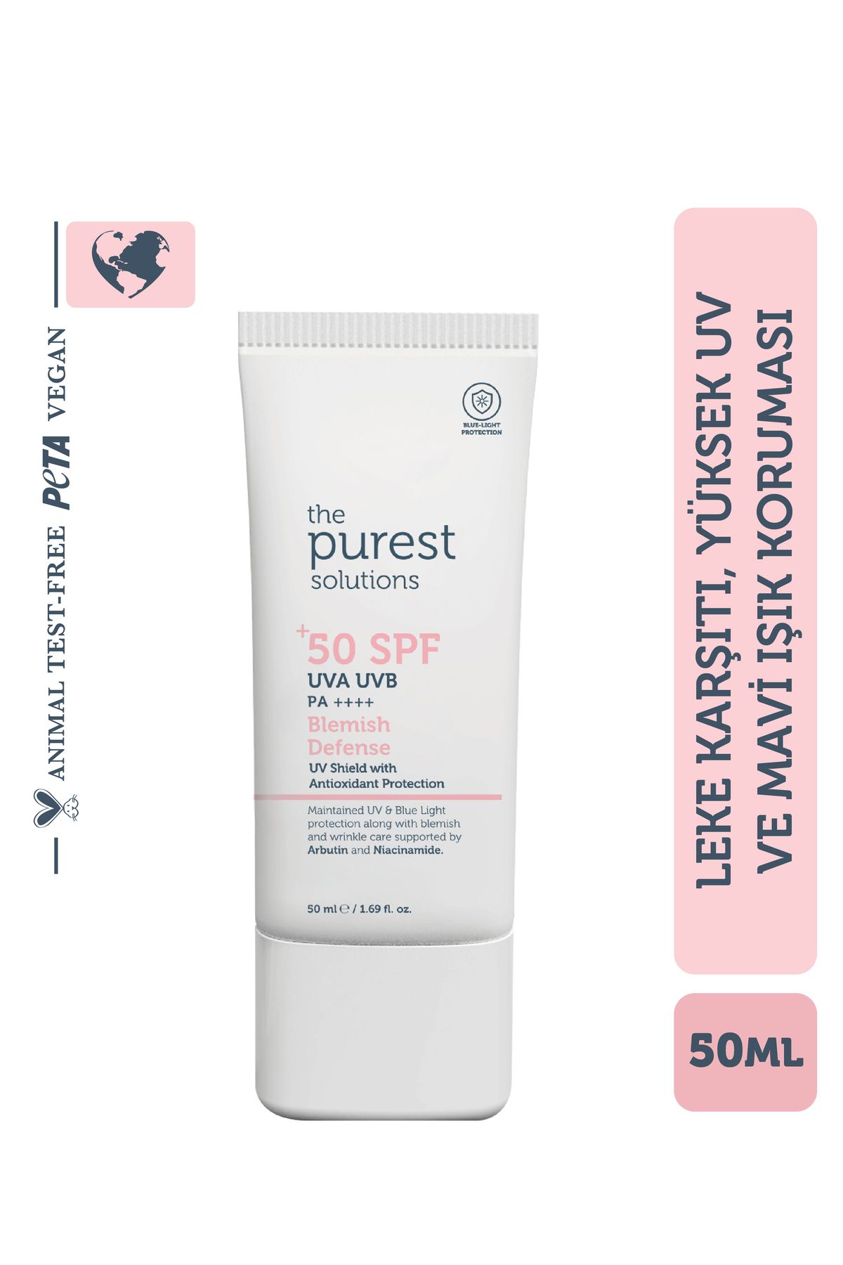 ROSSMANN Leke Karşıtı ve Cilt Tonu Eşitleyici Renkli Güneş Koruyucu Krem SPF 50, 50 ml