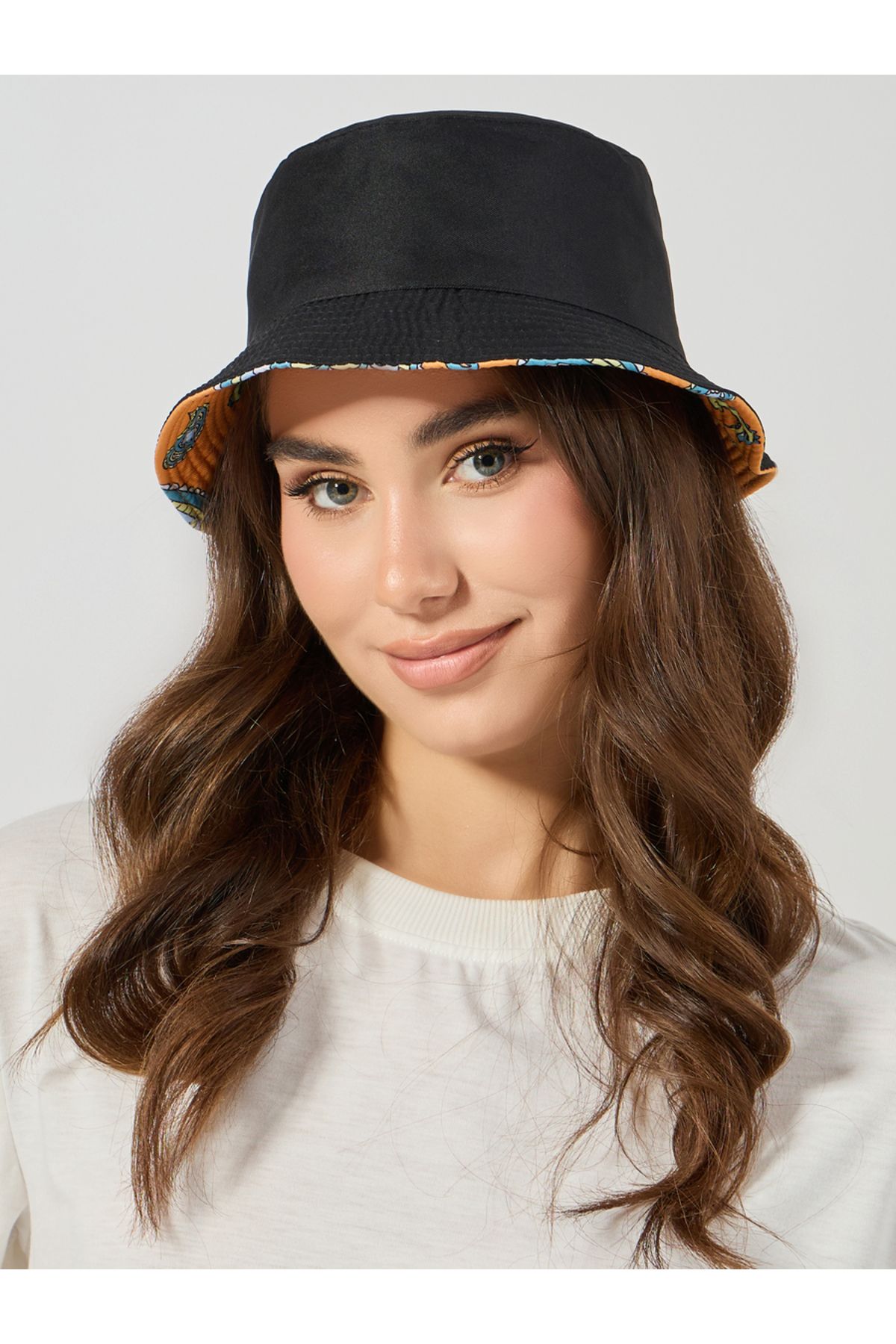 Styli-Paisley Print Hat 3