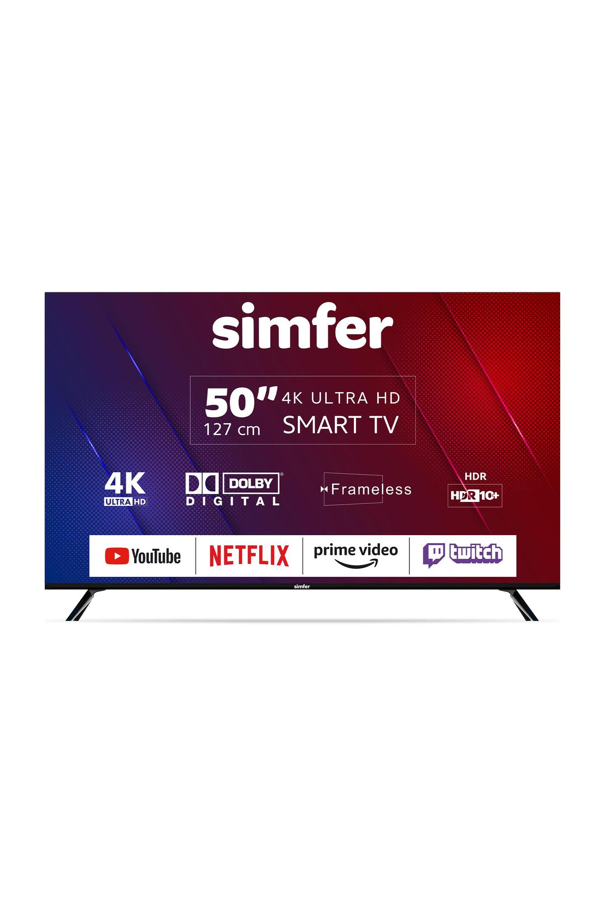 50SFSA6B 127 Ekran 50 " Android LED 4K UHD Televizyon