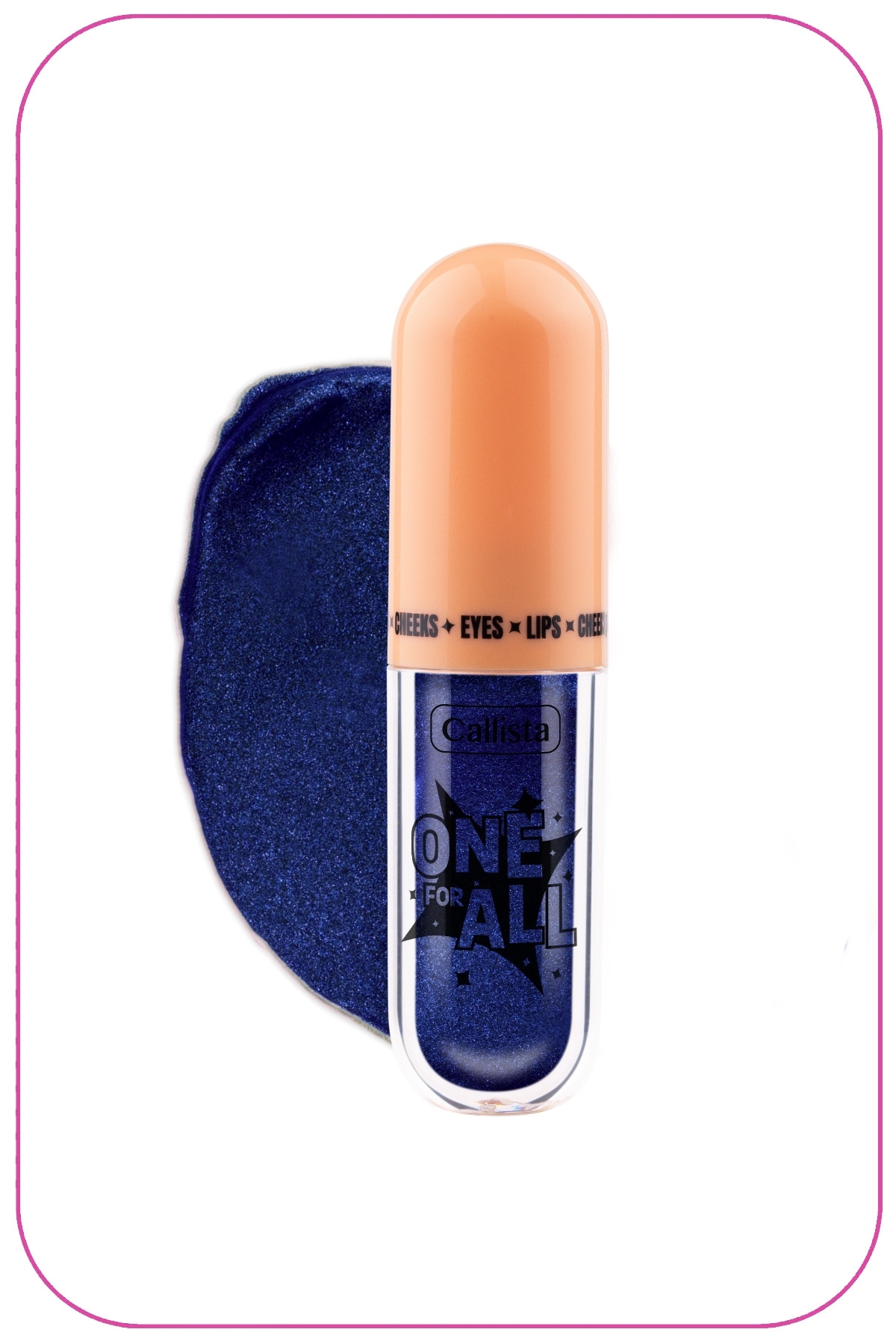 One For All Eyes & Lips & Cheeks Işıltılı Likit Göz farı - 10 Mystick Fall — سرمه‌ای ESH ONE FOR ALL — تصویر 3 از 3