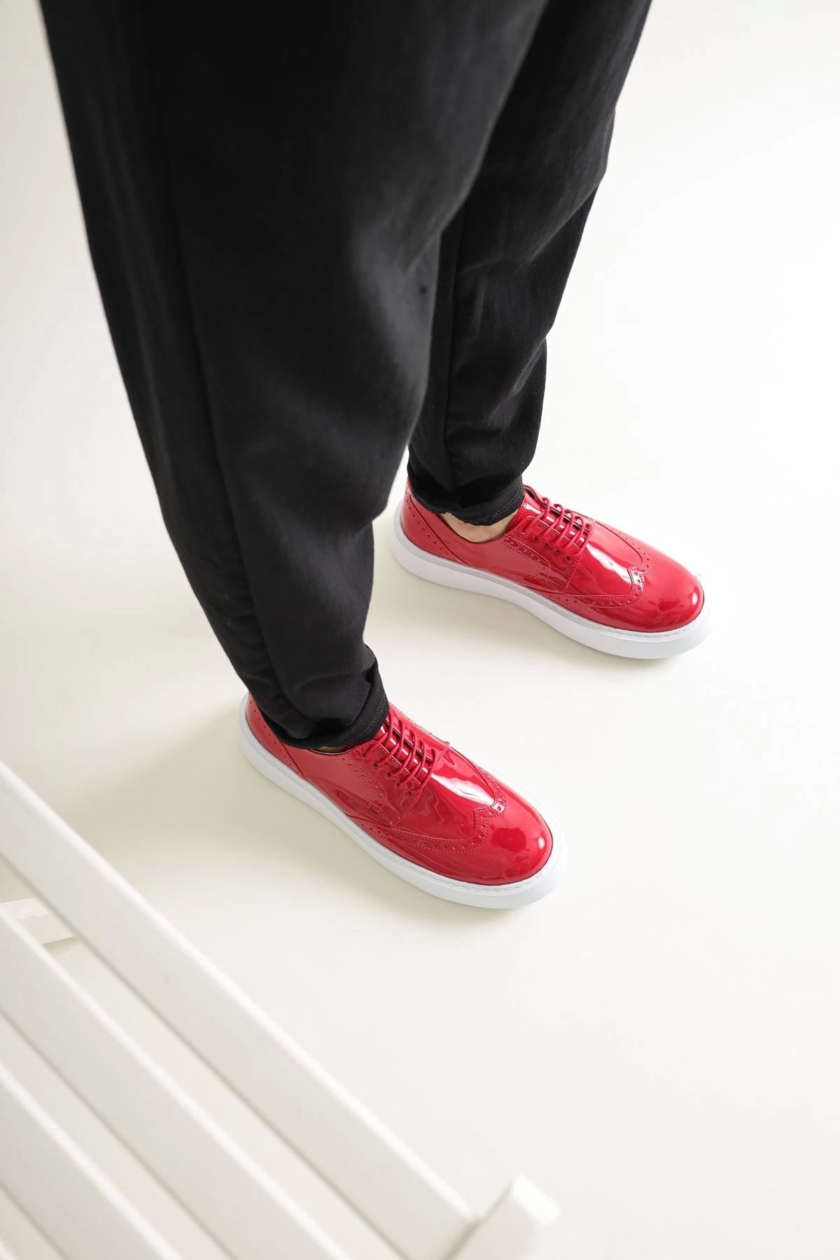 Chekich-Ch149 Rbt Change over - Red Men's Shoes 2