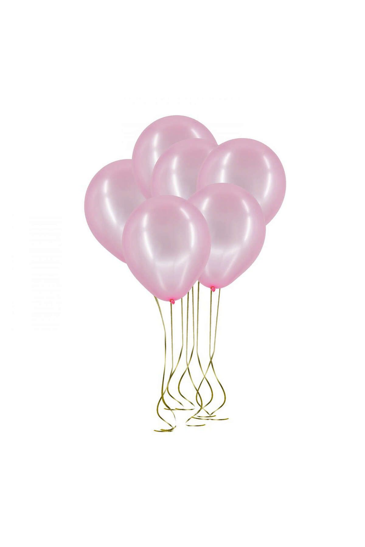 ZERO LAND - 100 adet Metalik Balon Pembe 12 inç - 30 cm YKTSN