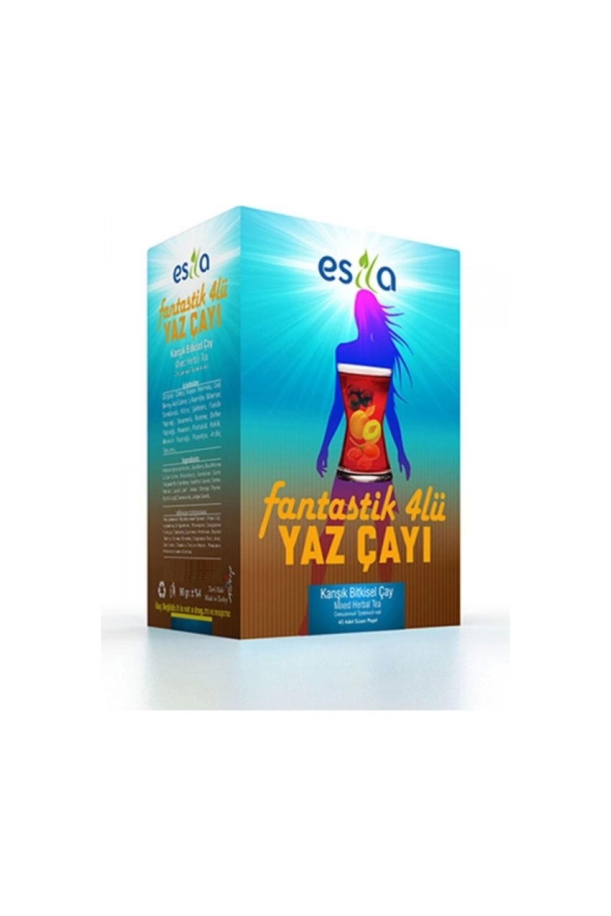 ESİLA Fantastik Dörtlü (yaz Çayı) Karışık Bitkisel Çayı 45 Li 90 Gr