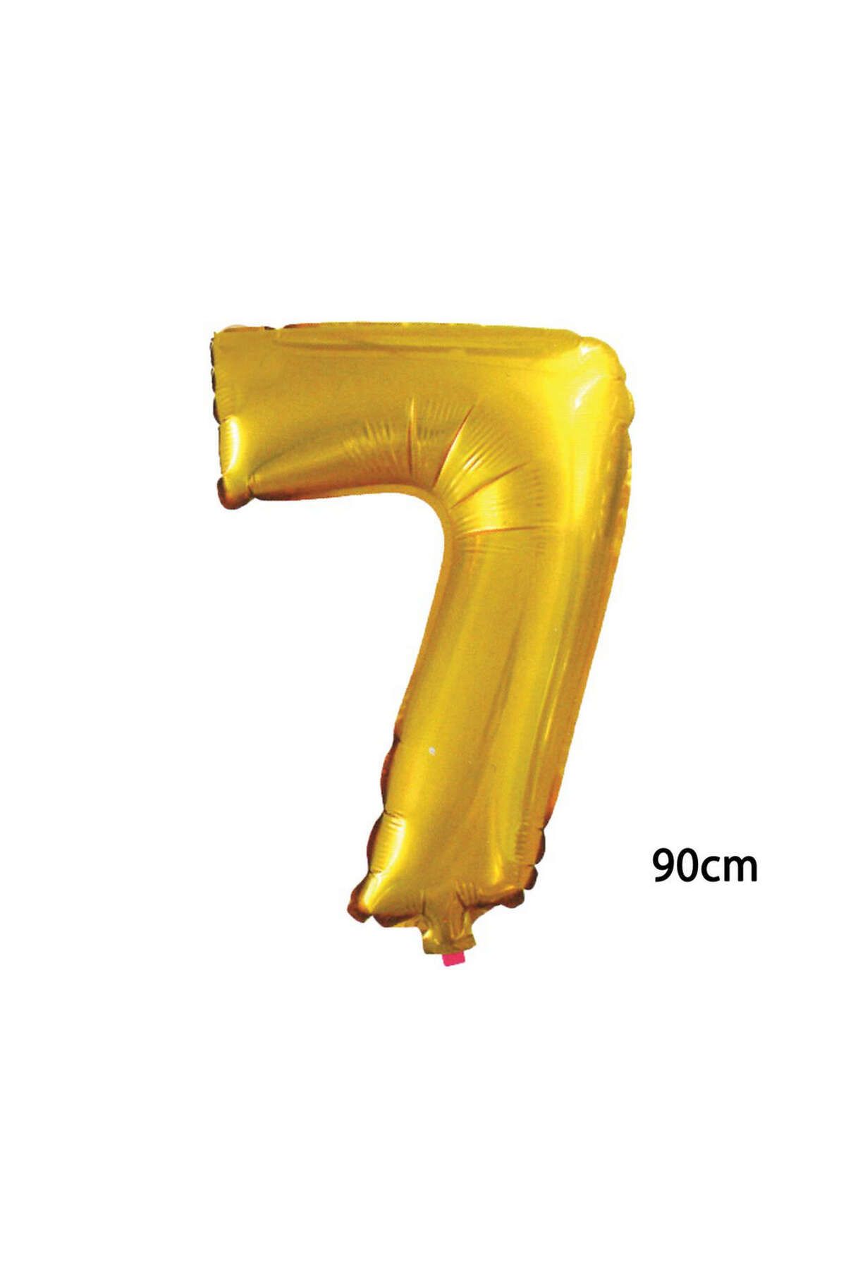 ZERO LAND - 40 inç 7 Rakamı Folyo Balon Gold 100 cm YKTSN