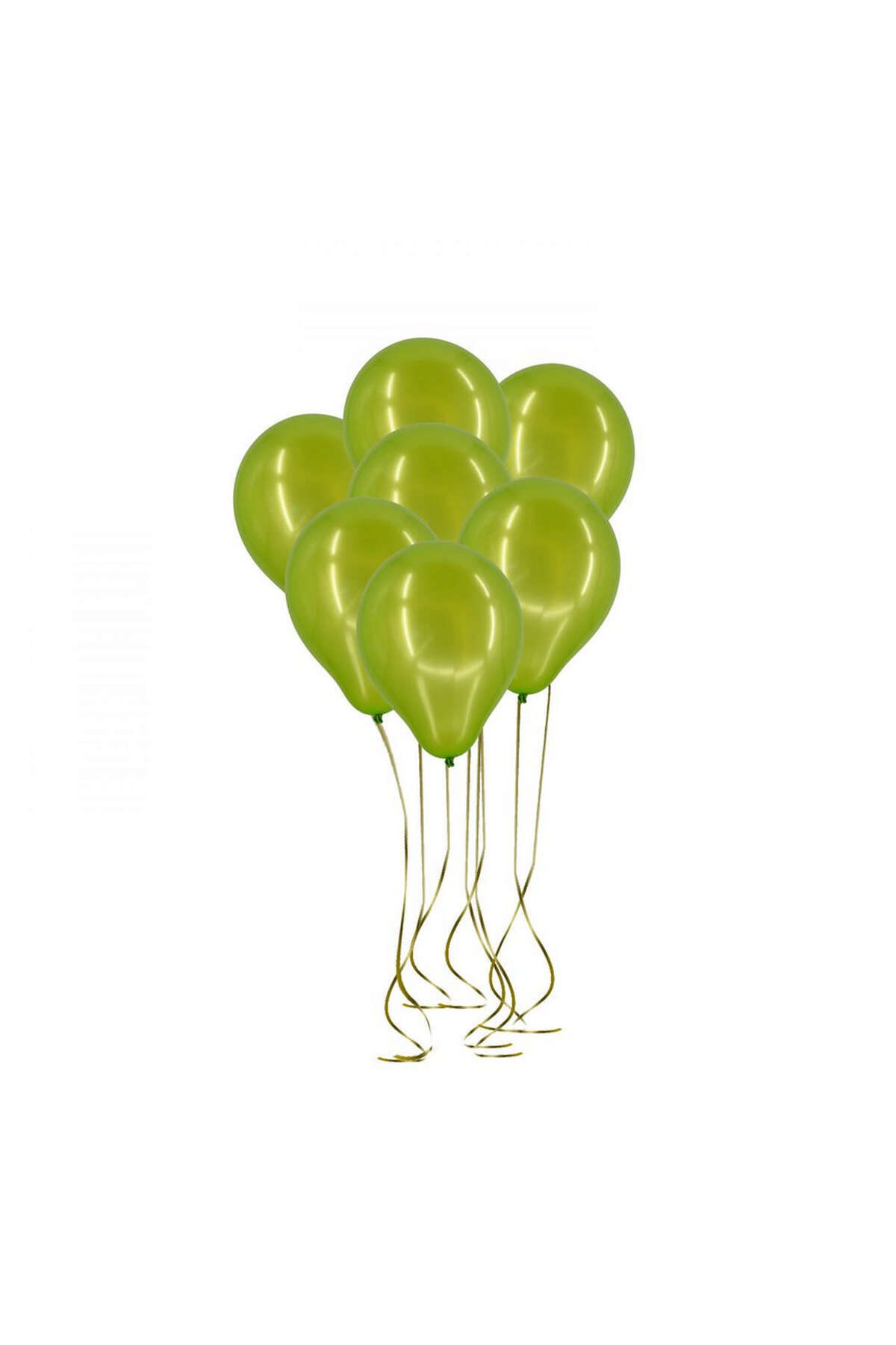 ZERO LAND - 100 adet Metalik Balon Yeşil 12 inç - 30 cm YKTSN