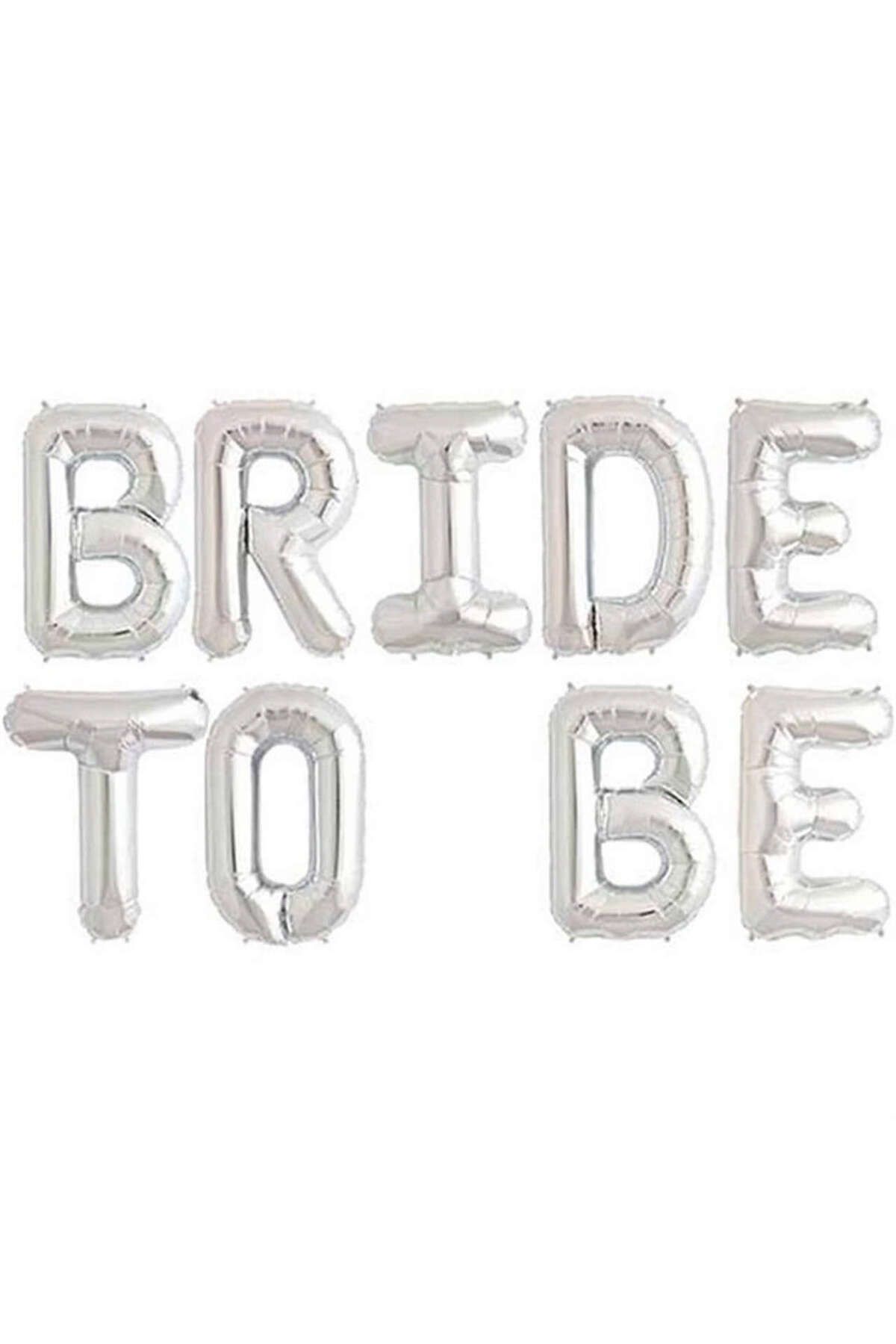 ZERO LAND - Bride To Be Yazılı Gümüş Folyo Balon 16 inç - 40 cm GLSTD