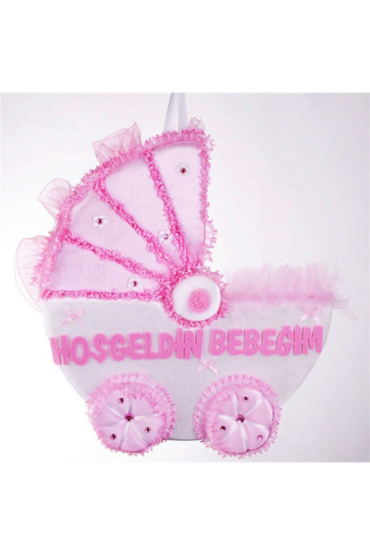 ZERO LAND - Puset Bebek Kapı Süsü Pembe 40 cm 1494259712