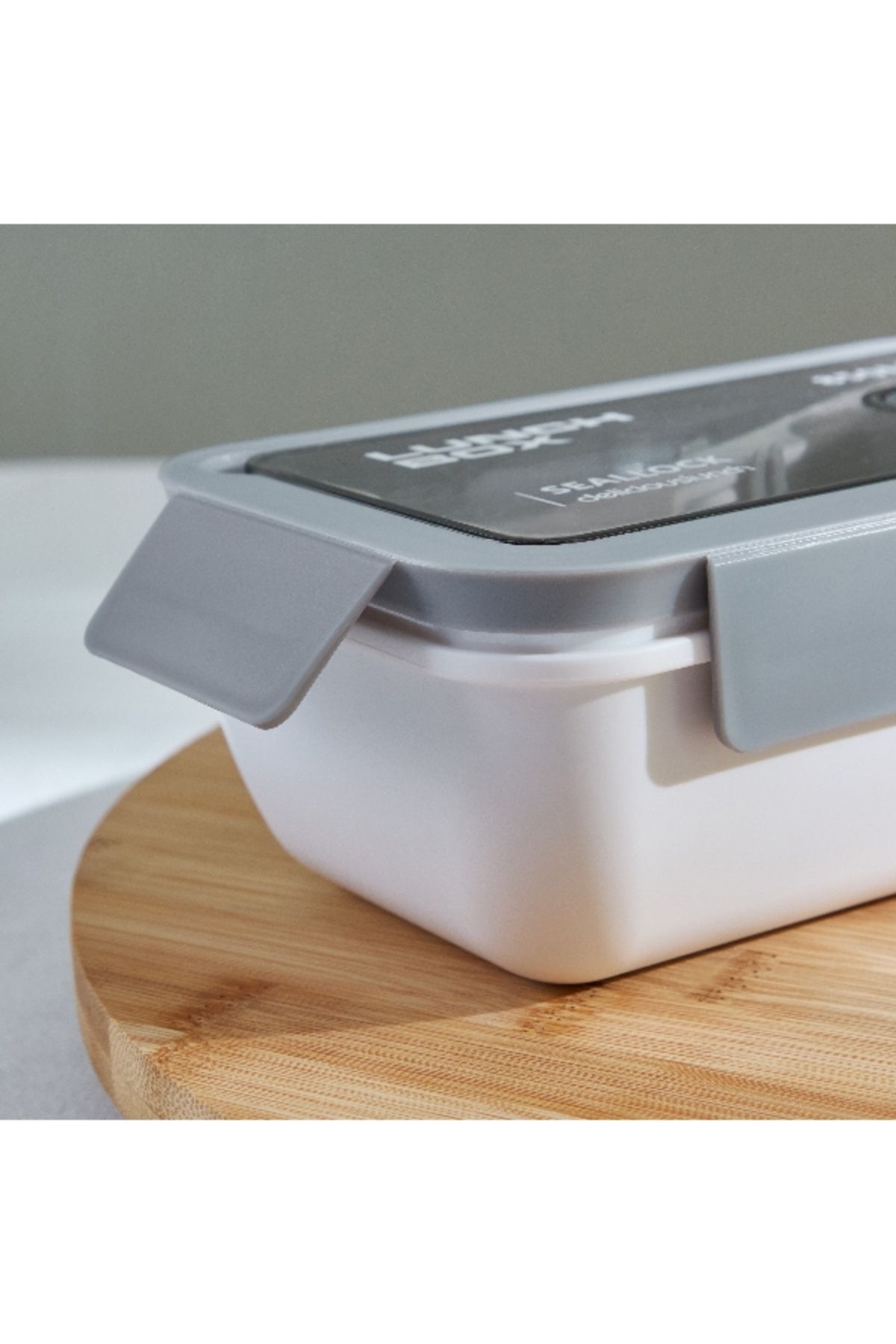 Home Box-Ezra Rectangular Lunch Box with Spoon and Fork - 850 ml 4