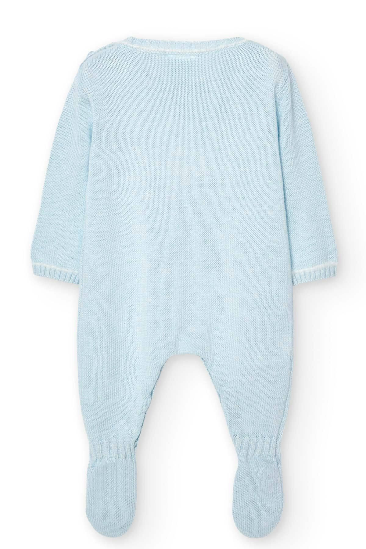 Boboli-Light Blue Baby Boy Romper Set 3