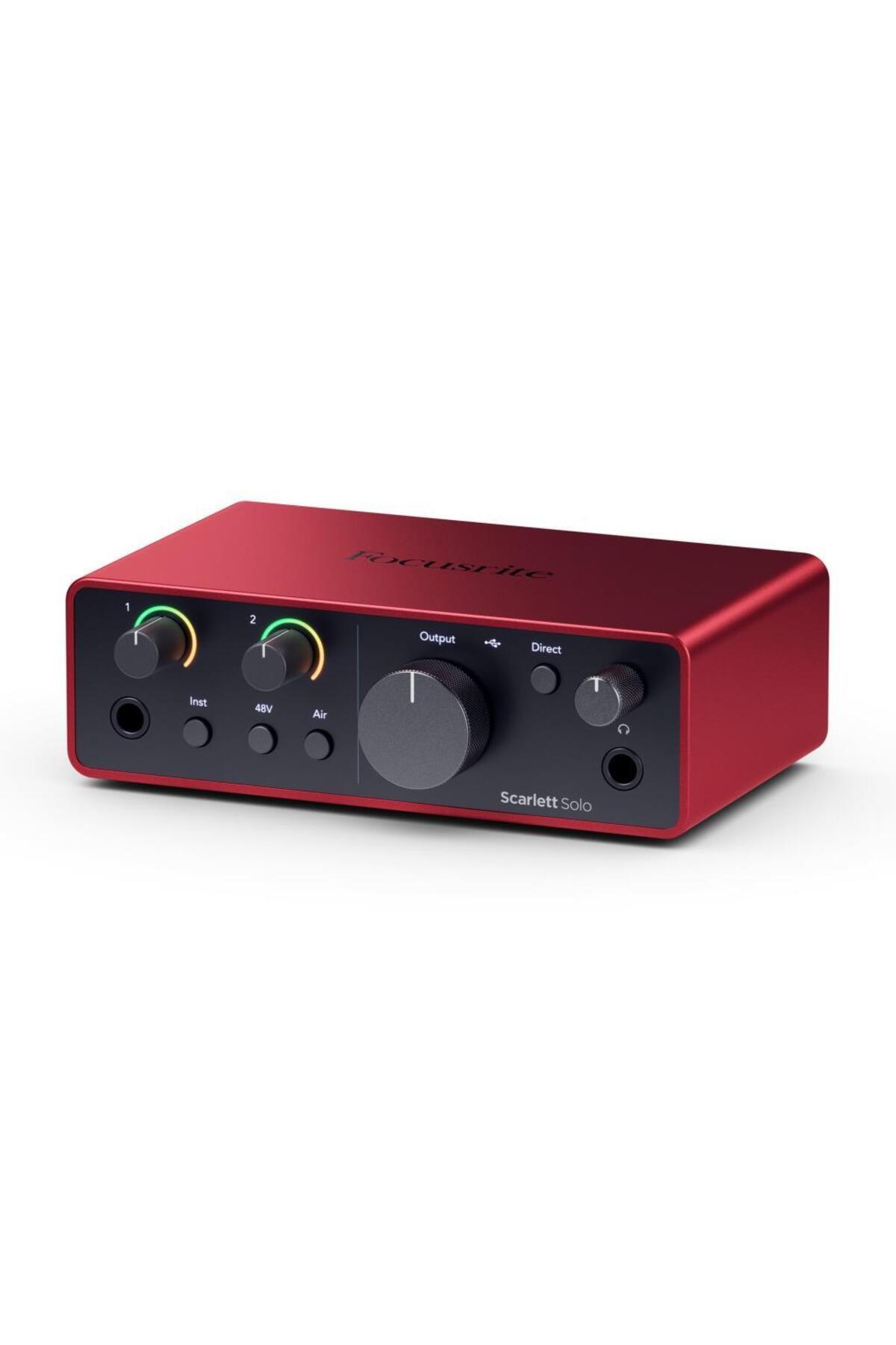 Focusrite-Scarlett 2I2 Gen 4 Sound Card: USB Audio for Recording, Singing, Broadcasting and Podcasting 2