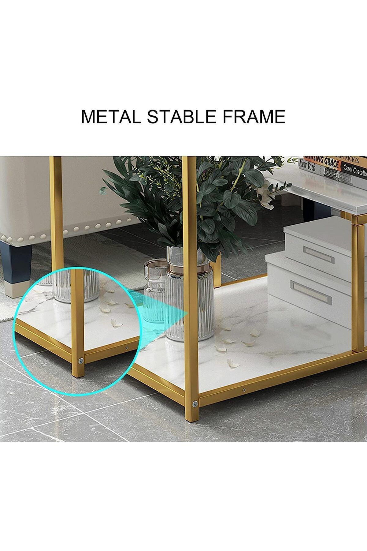 Generic-3 Tier Coffee Table for Living Room Tea Table Centre Table Nesting Table End Table Bedside Table Sid 7