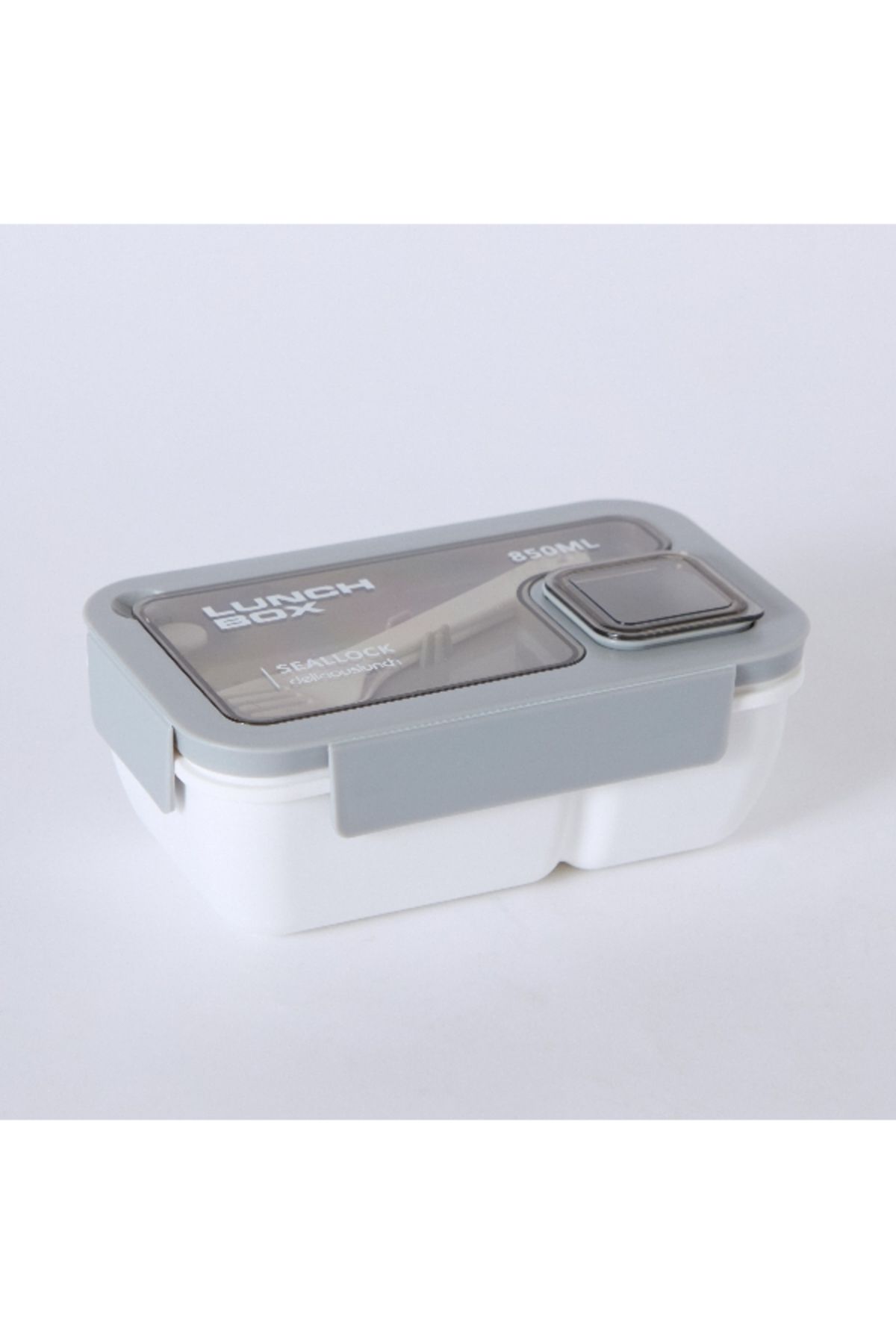 Home Box-Ezra Rectangular Lunch Box with Spoon and Fork - 850 ml 6