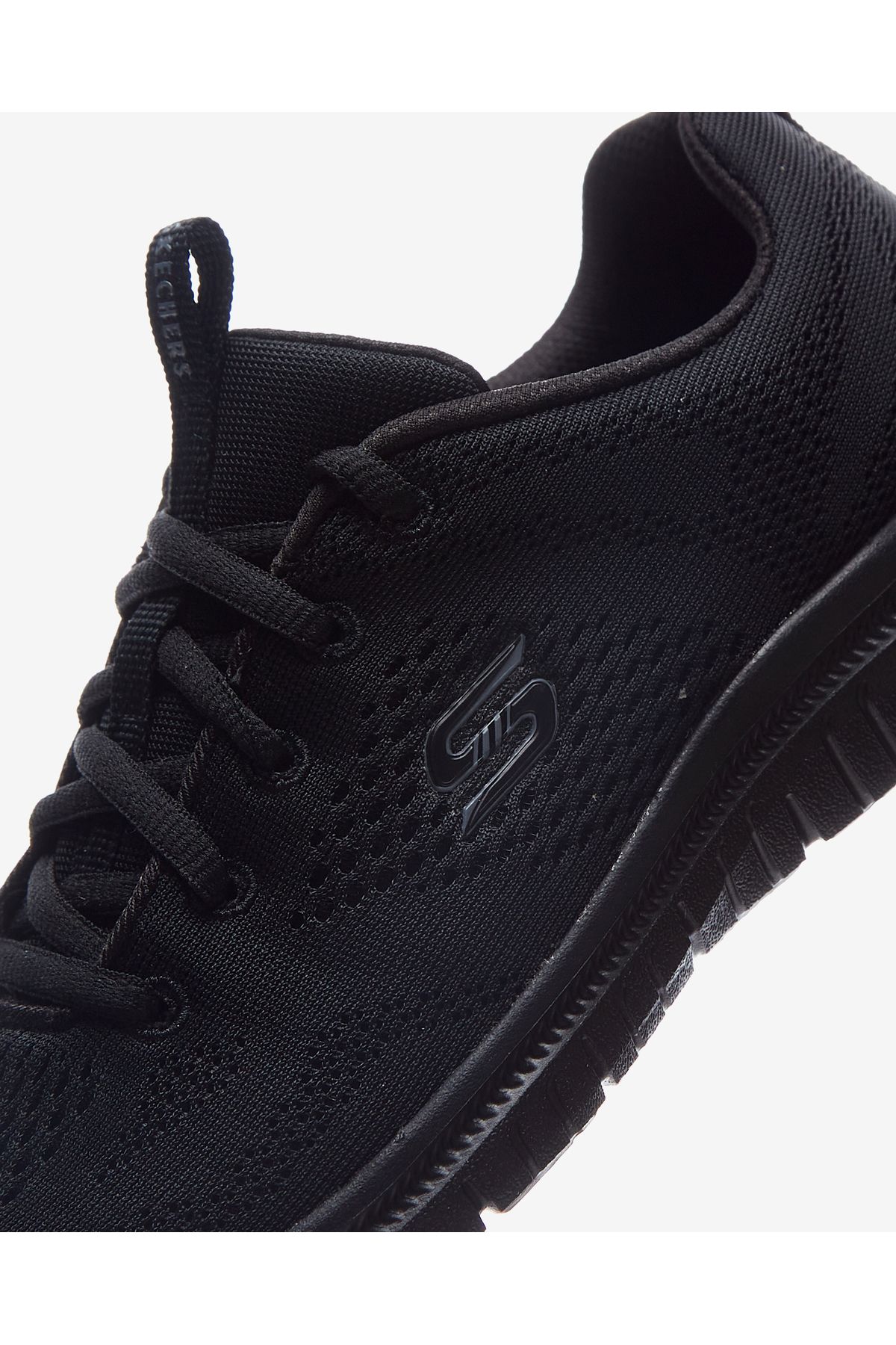 کفش دو و تمرین مشکی زنانه فضیلت ورزشی سیاه سفید 104412 BBK Skechers