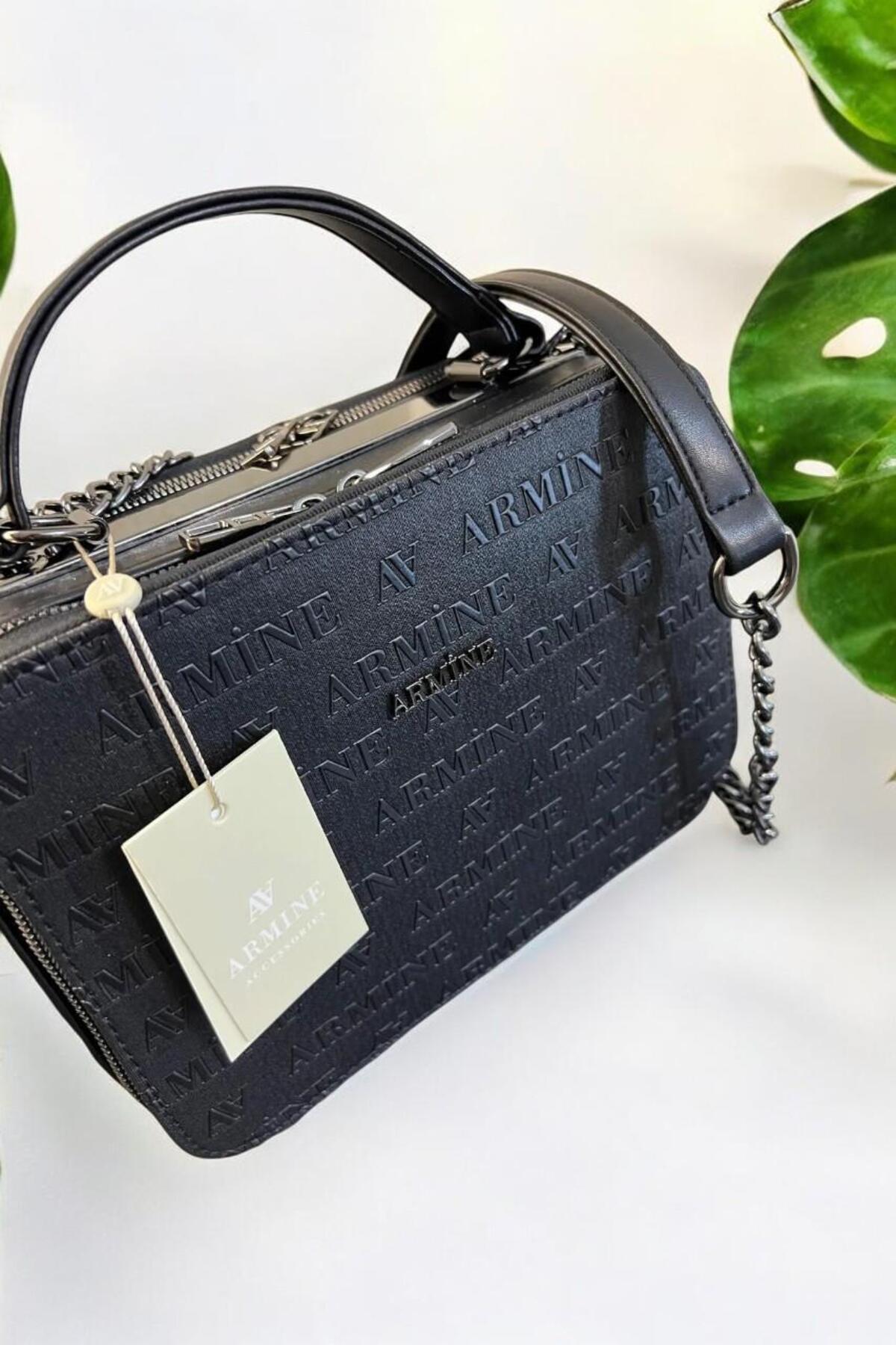Armine-Γυναικεία καθημερινή τσάντα casual 122 Laser Black 4
