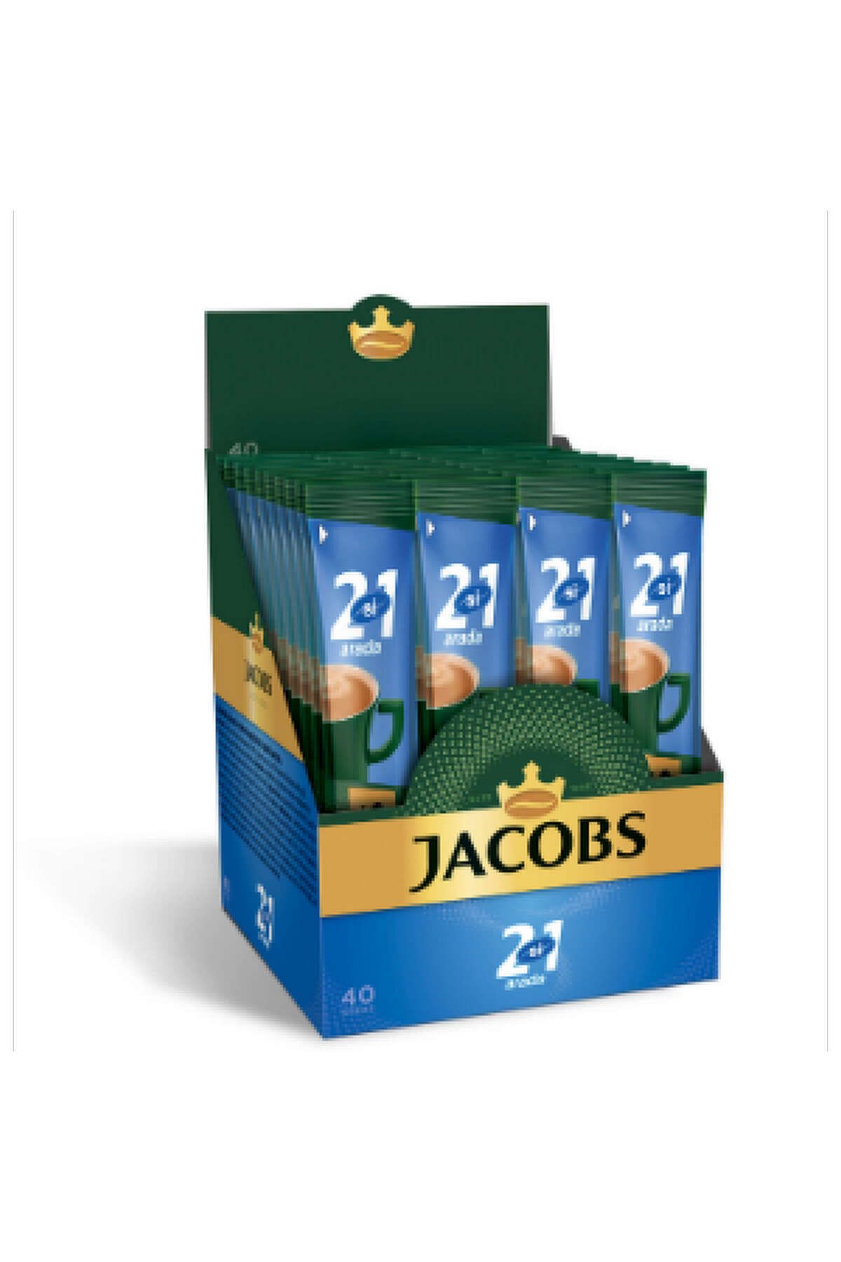 Jacobs - KAHVE 2 Sİ 1 ARADA (40 X 10,5 GR) JACOBS 641140